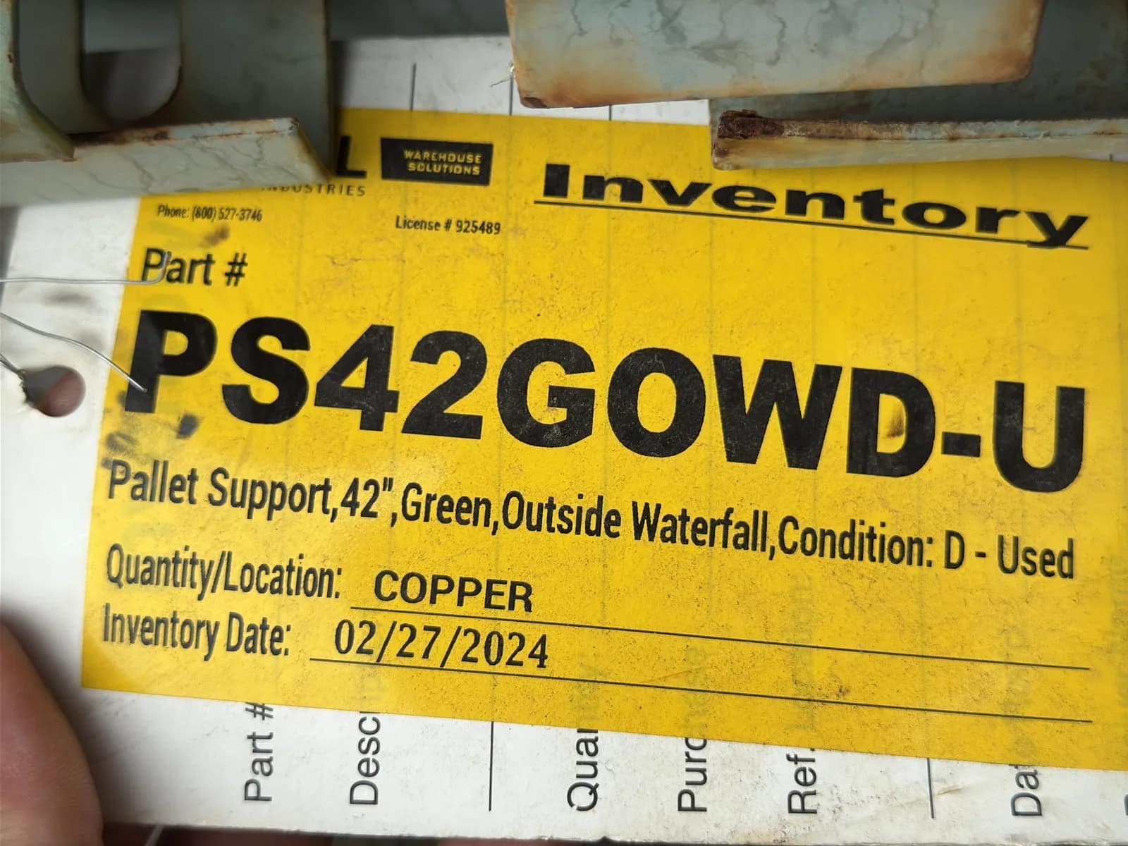 Pallet of 42” Pallet Support, photo 5 of 5