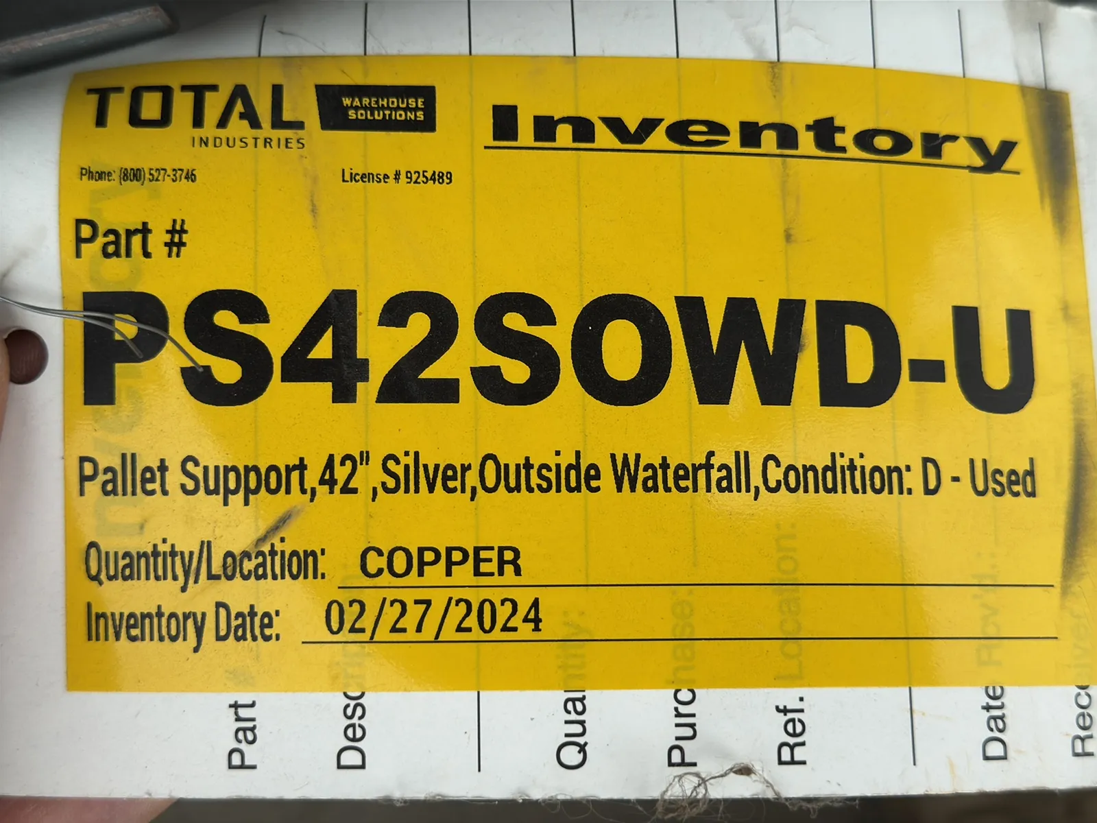 Pallet of 24” Pallet Supports, photo 3 of 5