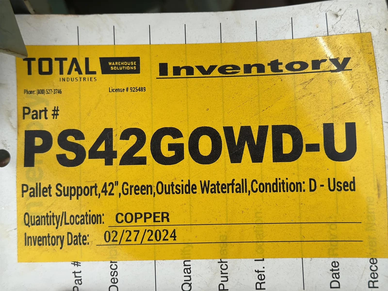 Pallet of 24” Pallet Supports, photo 5 of 5