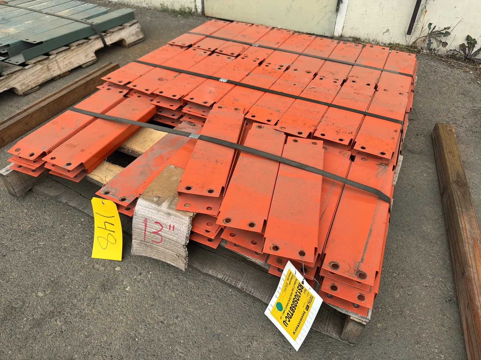 Pallet of 13” Row Spacers, photo 1 of 4