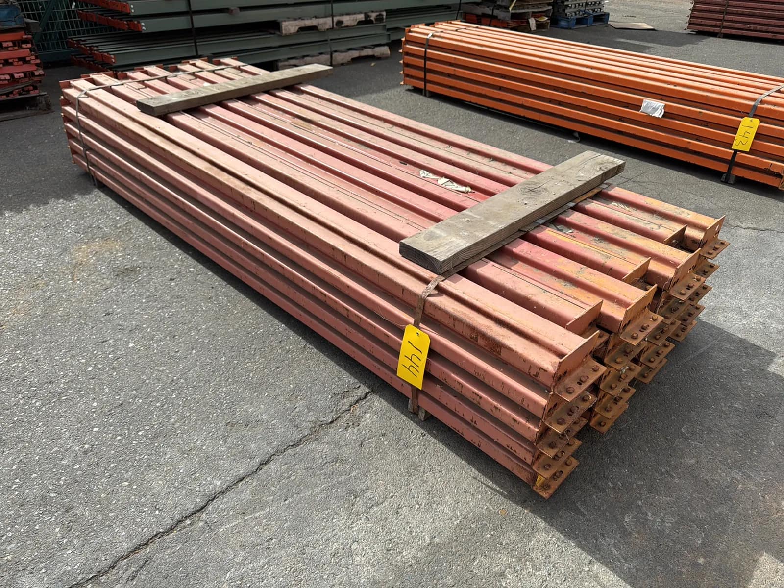 (39) 106” Pallet Racking Crossmembers, photo 1 of 5