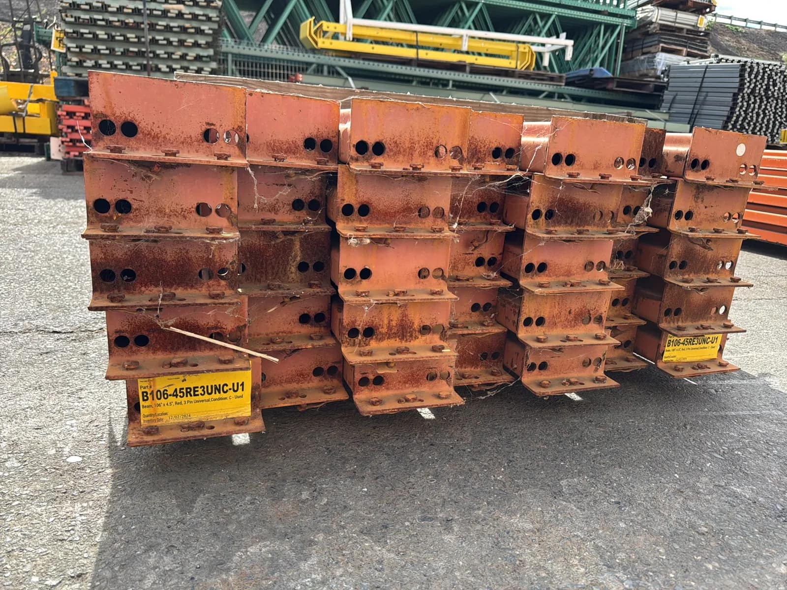 (39) 106” Pallet Racking Crossmembers, photo 3 of 5
