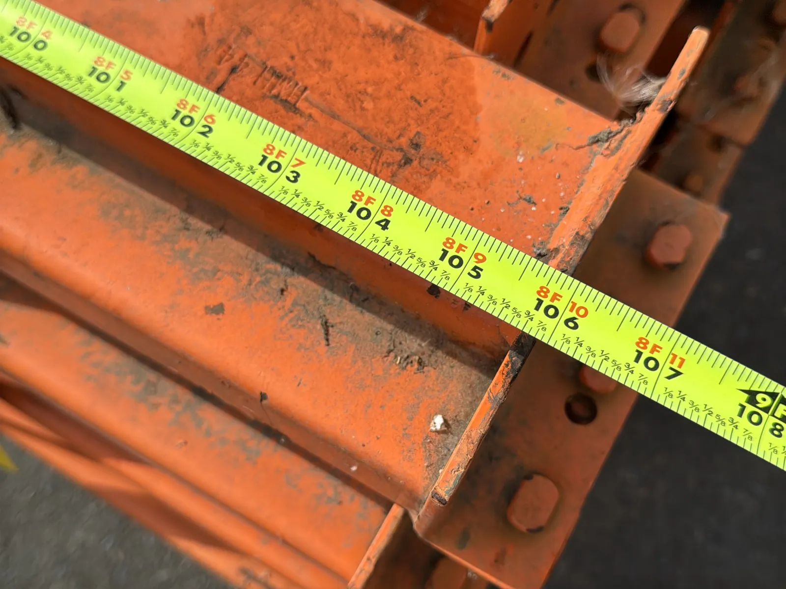 (29) 106” Pallet Racking Crossmembers, photo 4 of 5