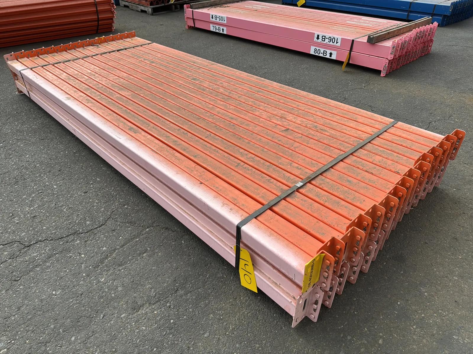 (30) 108” Pallet Racking Crossmembers, photo 2 of 5