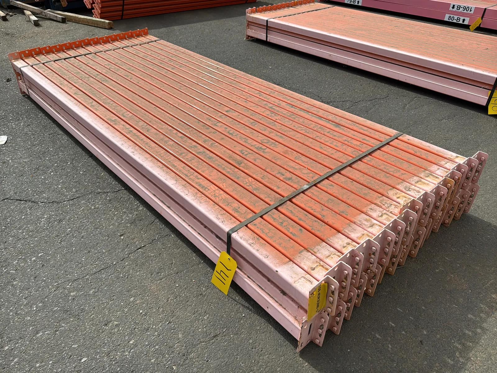 (30) 108” Pallet Racking Crossmembers, photo 2 of 5