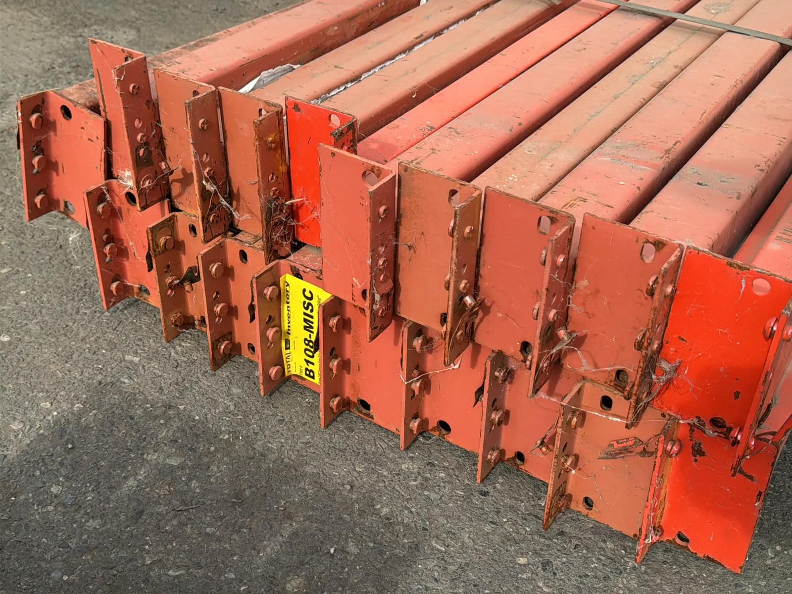 (19) 108” Pallet Racking Crossmembers, photo 3 of 6
