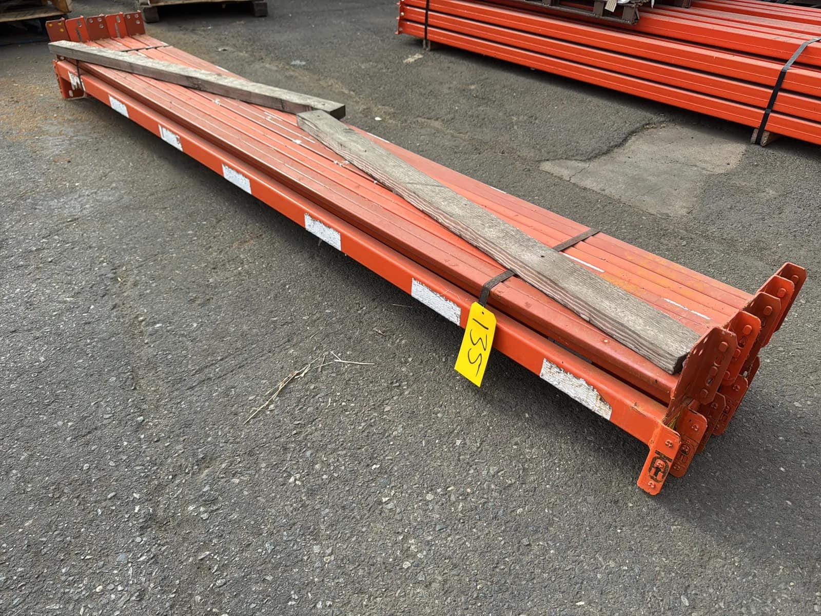 (10) 108” Pallet Racking Crossmembers, photo 1 of 5