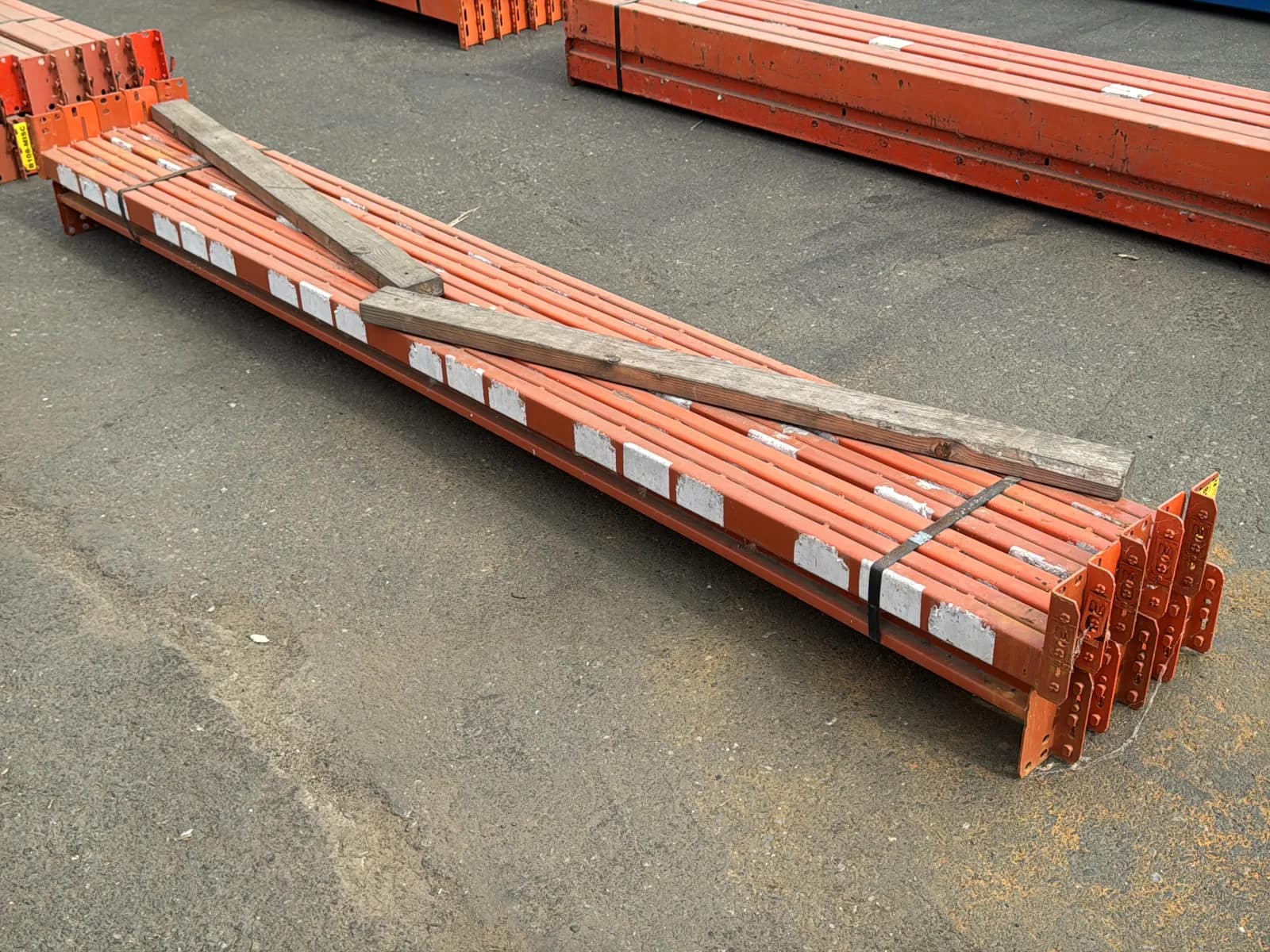 (10) 108” Pallet Racking Crossmembers, photo 5 of 5