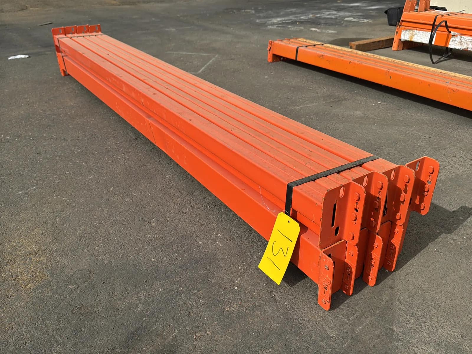 (8) 96” Pallet Racking Crossmembers, photo 1 of 5
