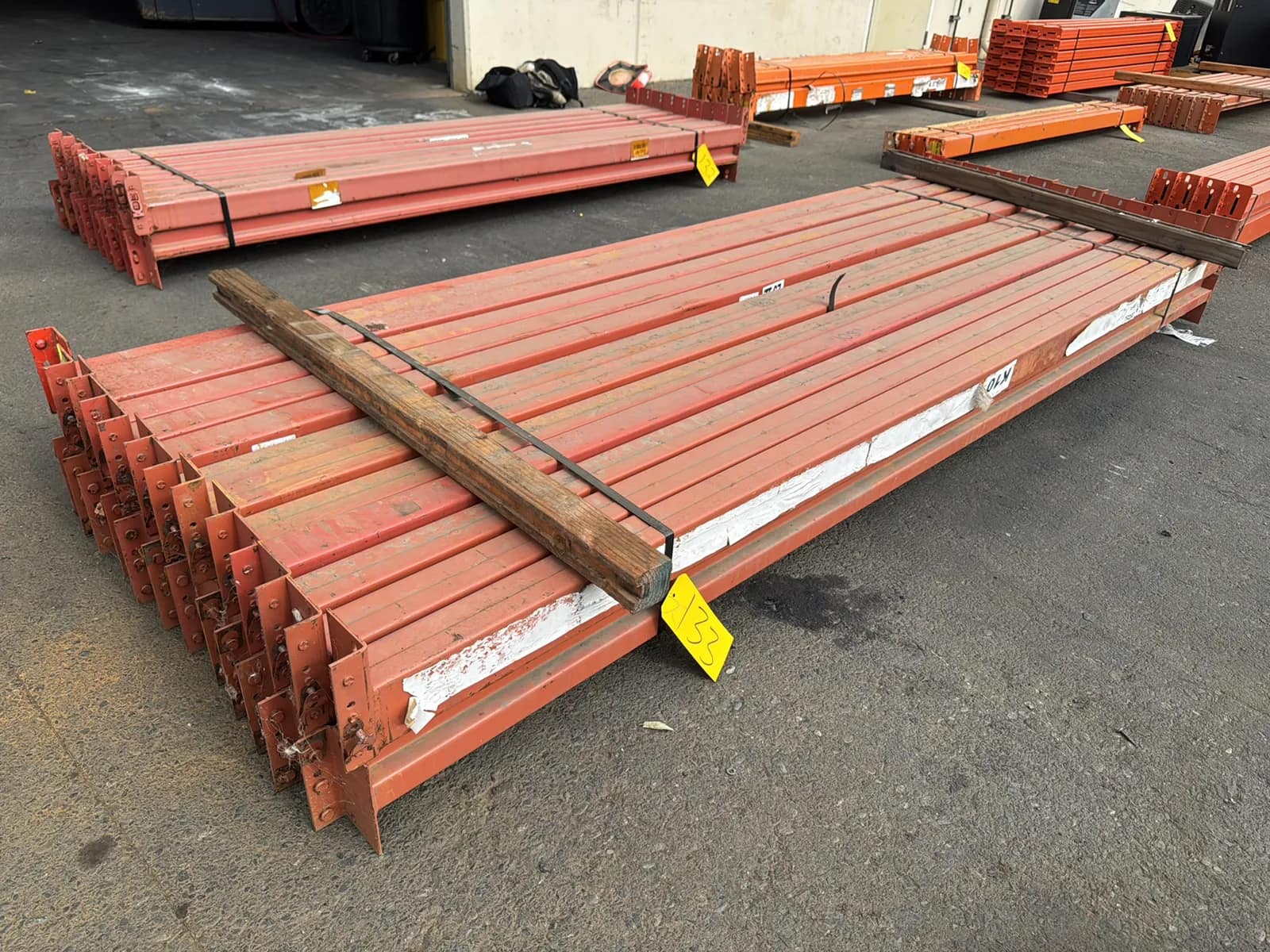 (26) 108” Pallet Racking Crossmembers, photo 2 of 5