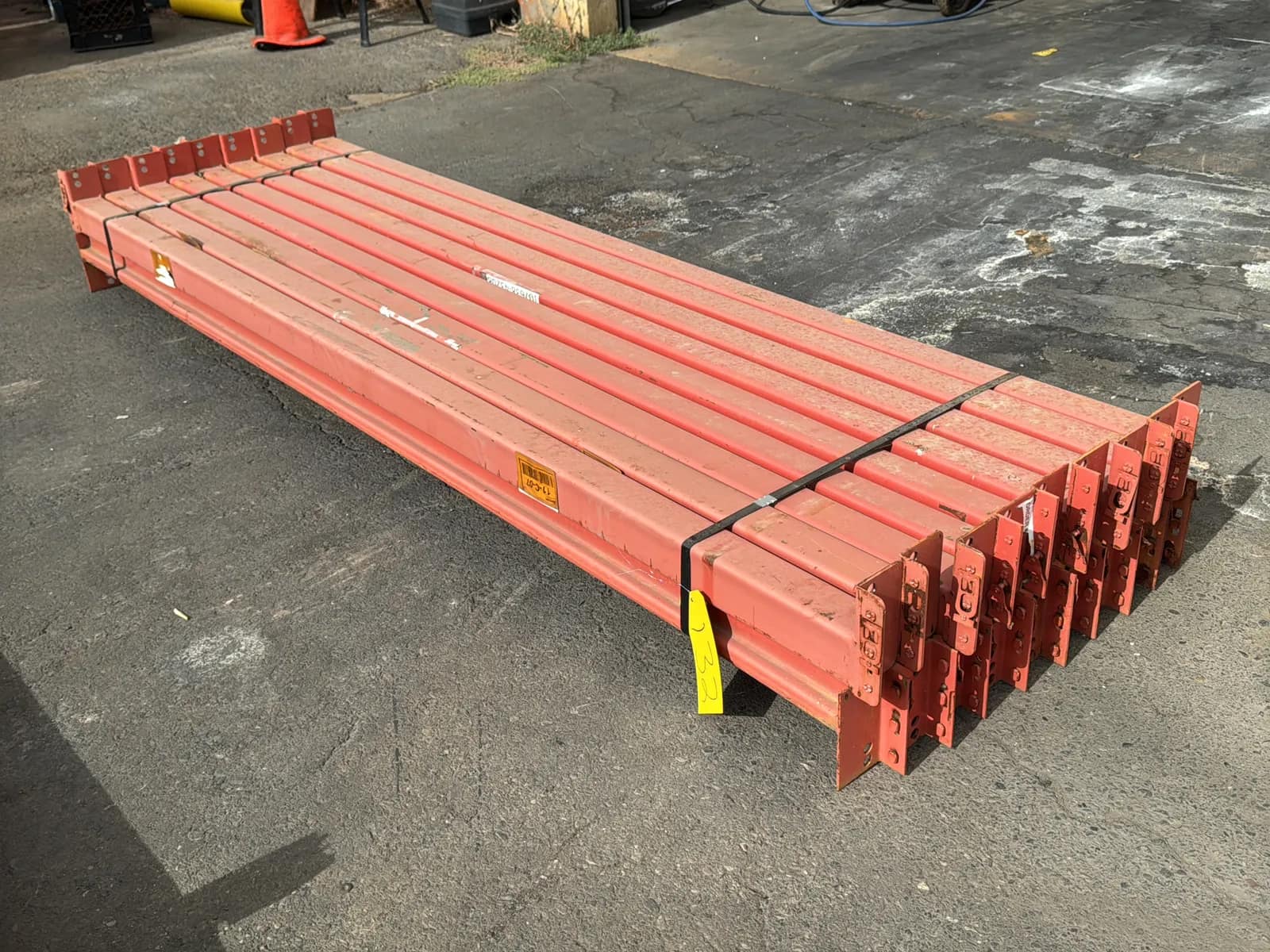 (18) 96” Pallet Racking Crossmembers, photo 1 of 6