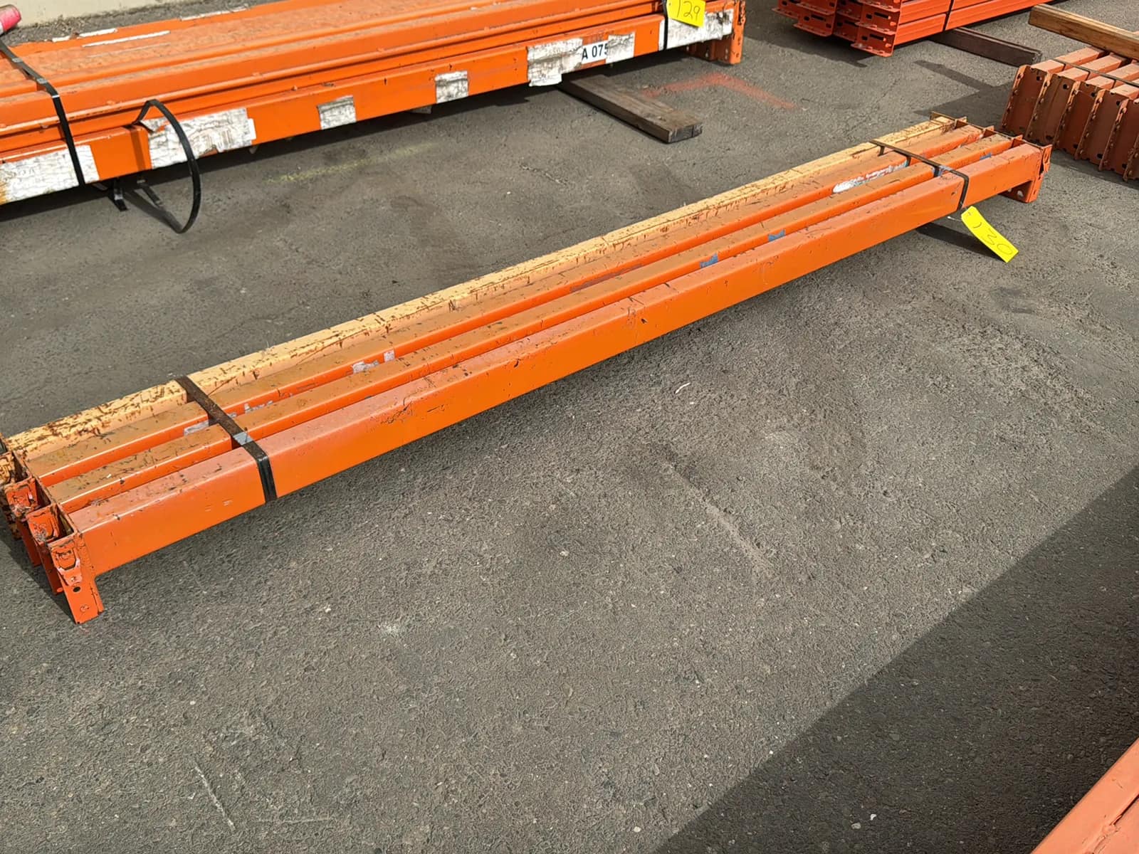 (4) 96” Pallet Racking Crossmembers, photo 2 of 5