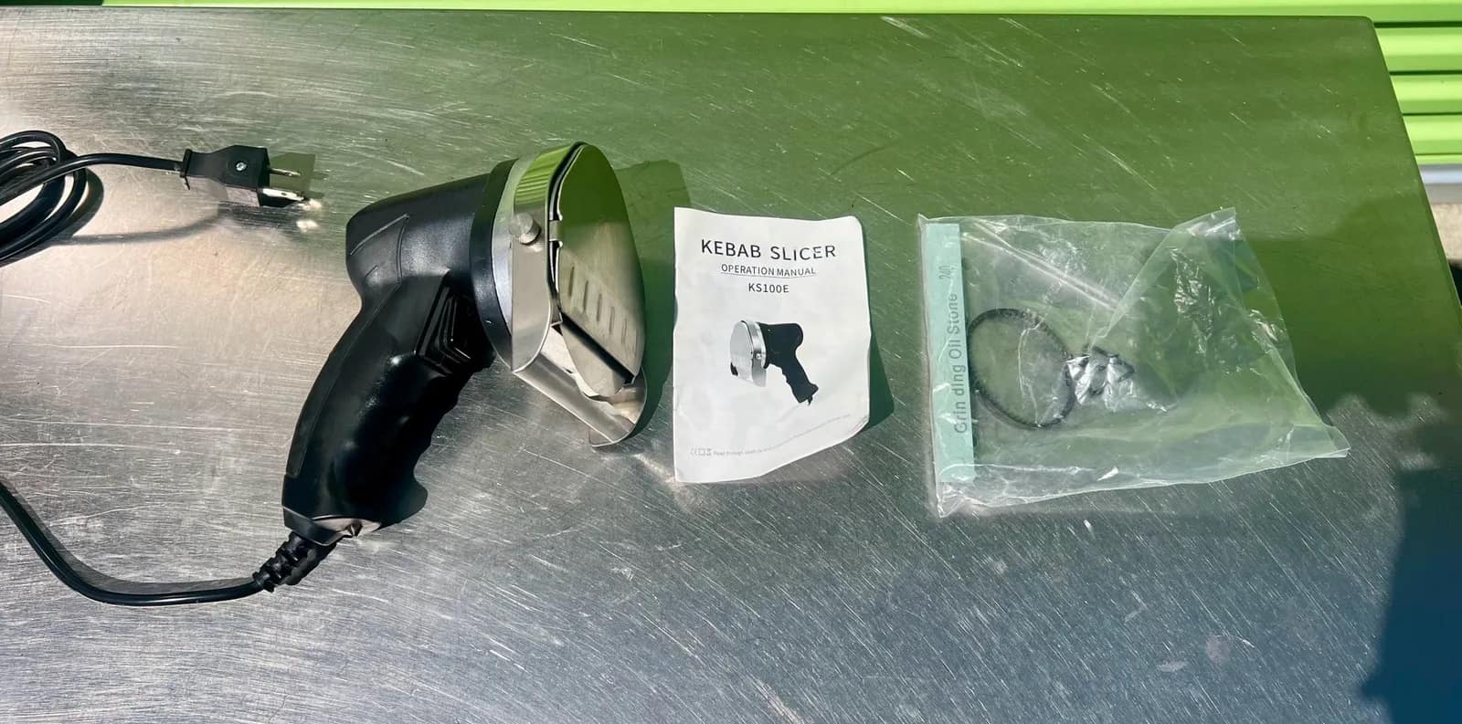 Electric Kebab Slicer With Manual And Accessories, photo 1 of 9