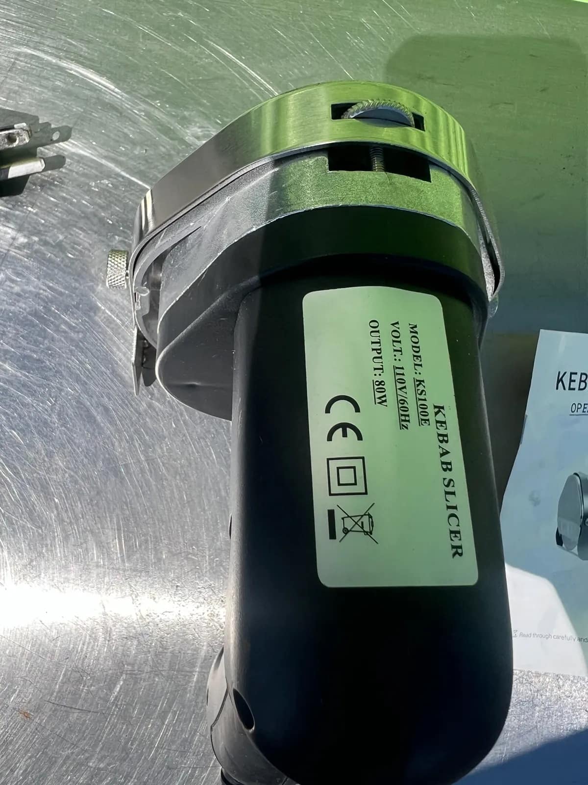 Electric Kebab Slicer With Manual And Accessories, photo 3 of 9