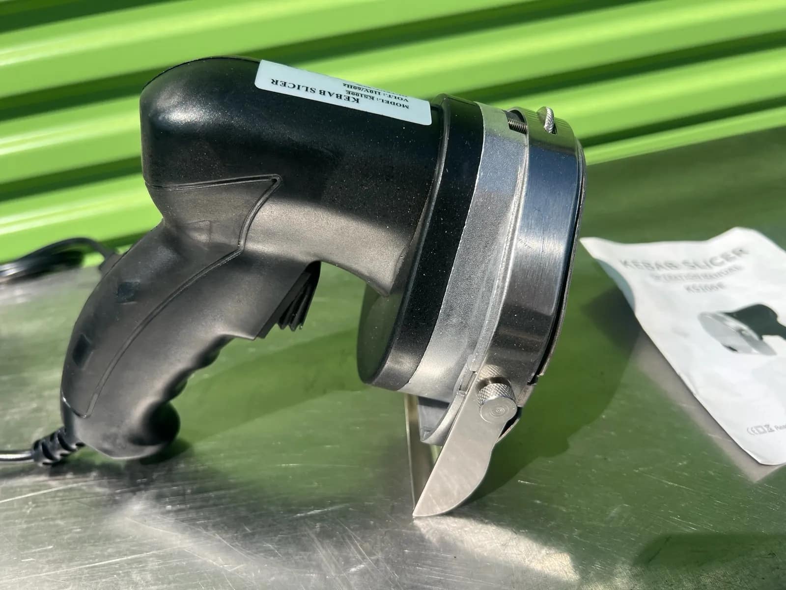 Electric Kebab Slicer With Manual And Accessories, photo 4 of 9