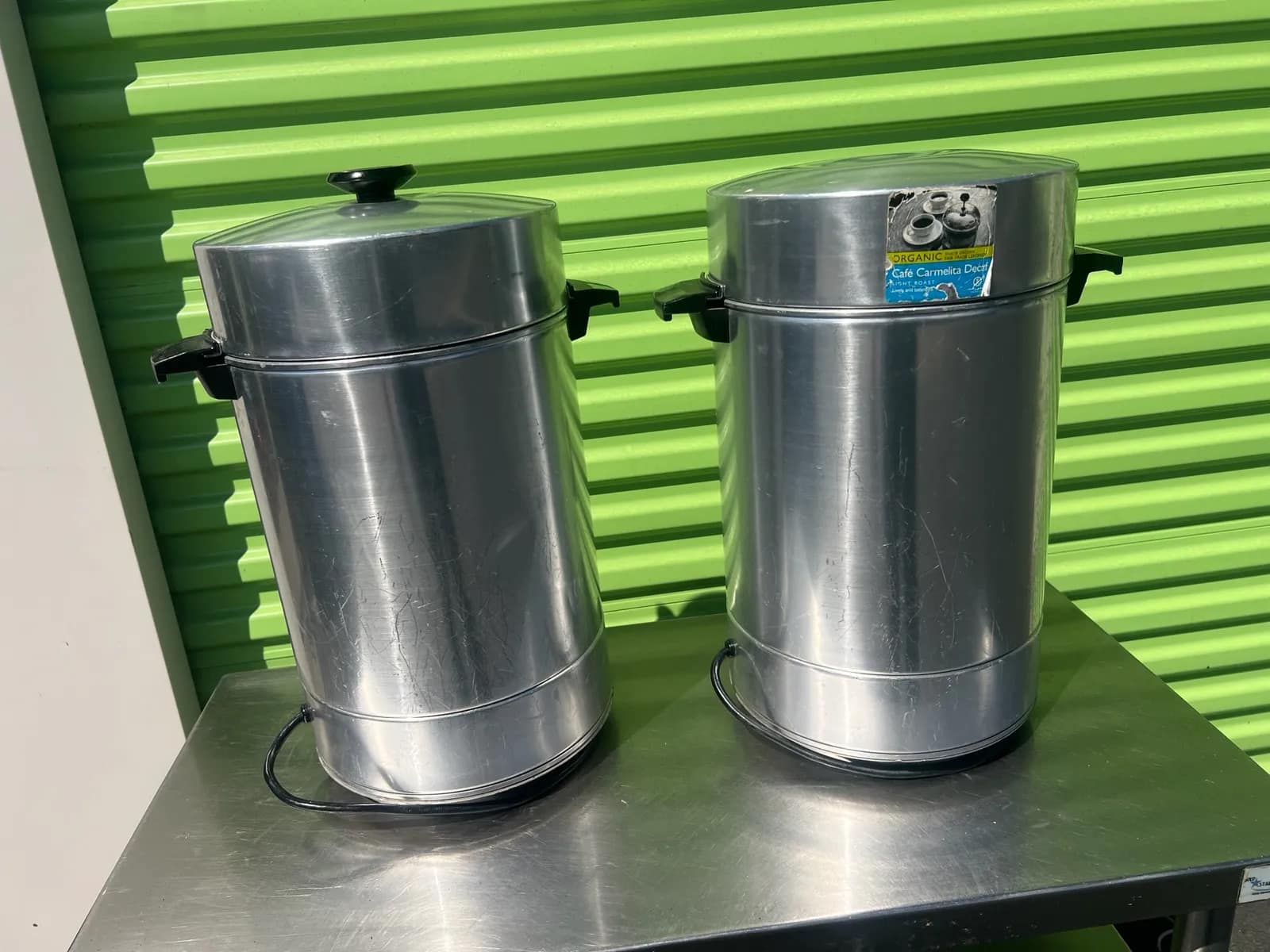 Lot Of (2) Commercial Stainless Steel Coffee Urns, photo 5 of 5