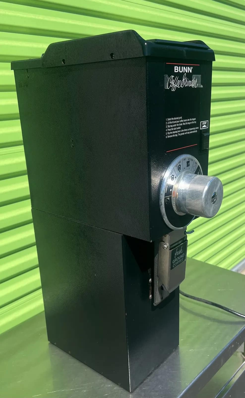 Bunn Coffee Grinder With Fresh Ground Coffee Dispenser, photo 3 of 9