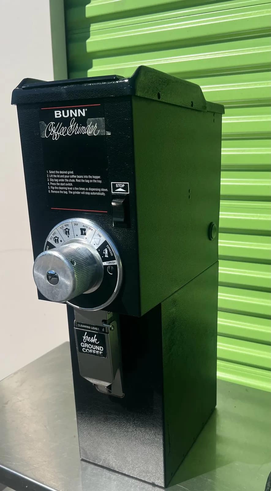 Bunn Coffee Grinder With Fresh Ground Coffee Dispenser, photo 2 of 9