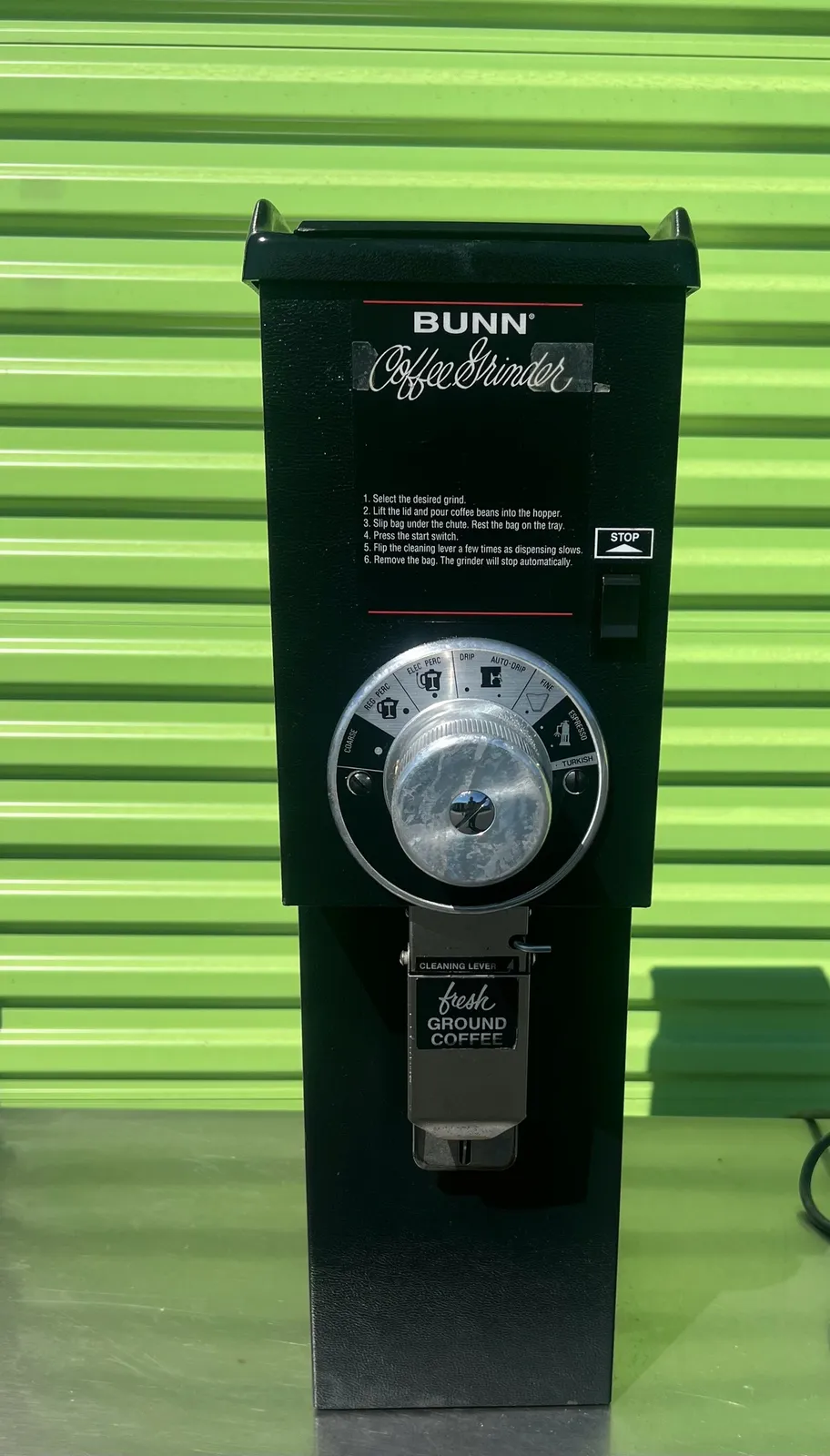 Bunn Coffee Grinder With Fresh Ground Coffee Dispenser, photo 1 of 9