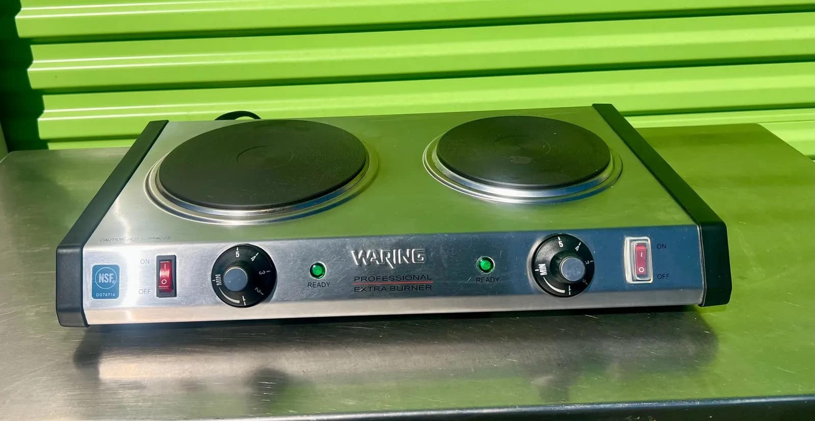 Waring Double Burner Electric Hot Plate Cooking Appliance, photo 1 of 7