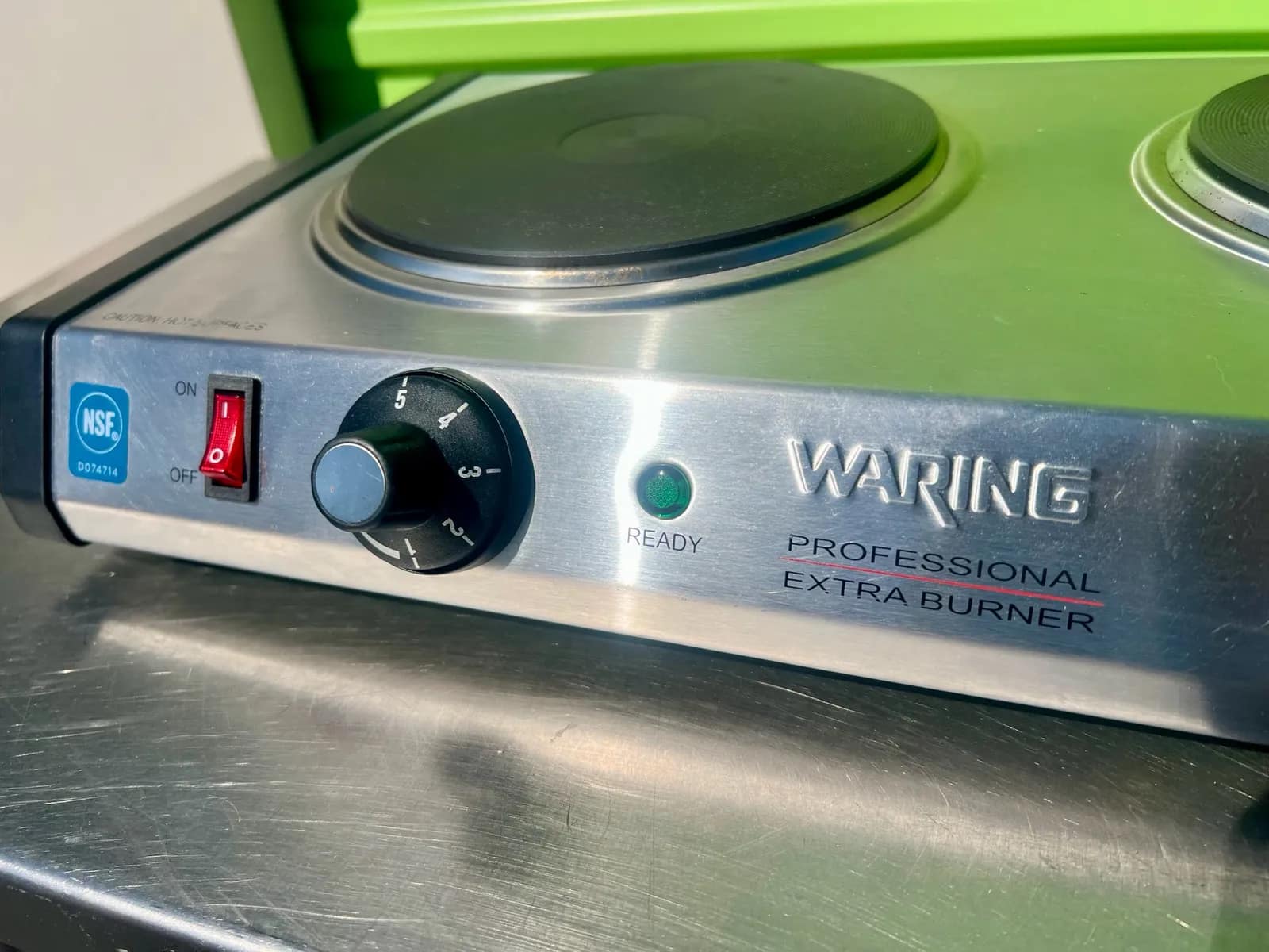 Waring Double Burner Electric Hot Plate Cooking Appliance, photo 3 of 7