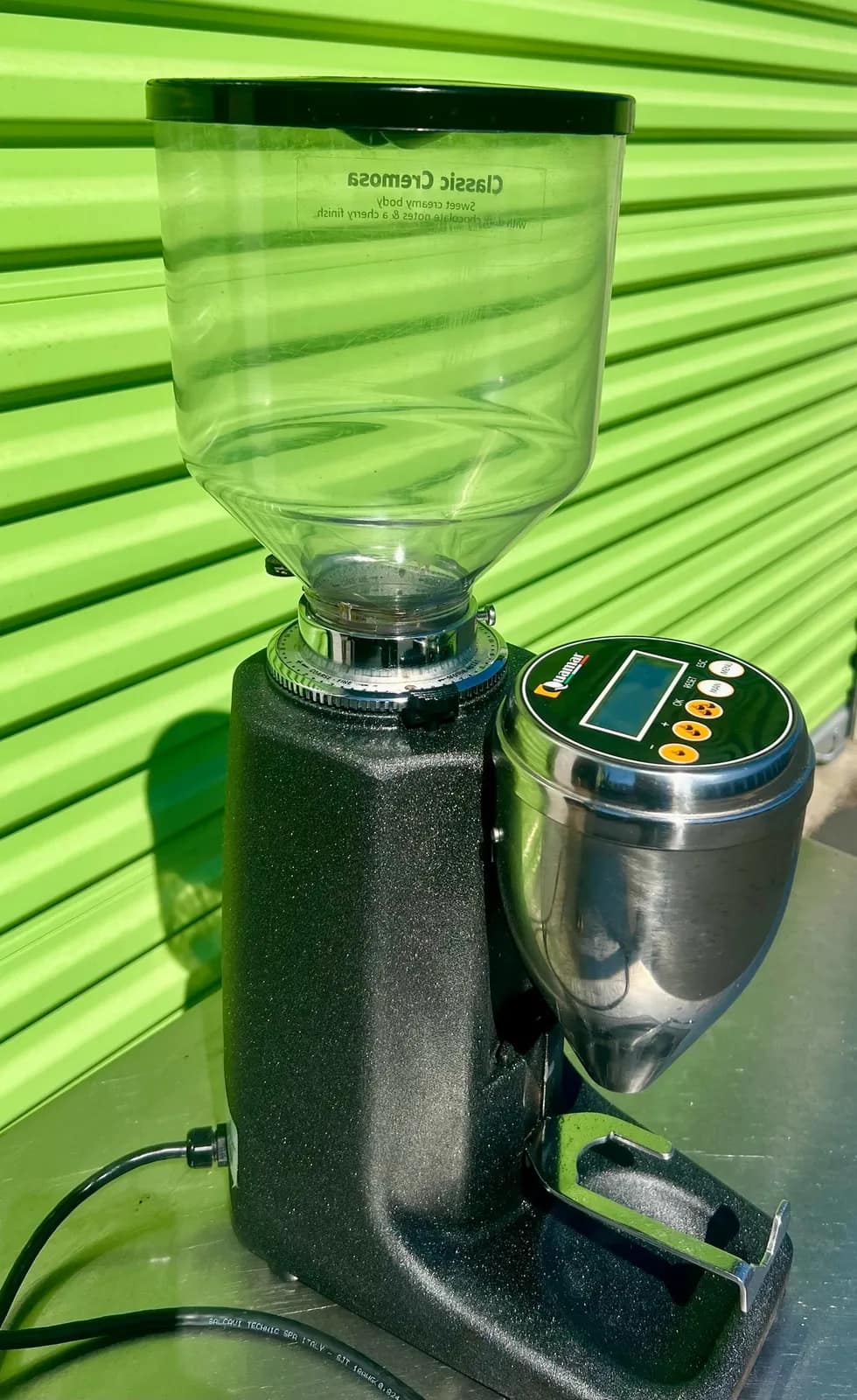 Quamar M80/E Coffee Grinder With Digital Display And Hopper, photo 1 of 12