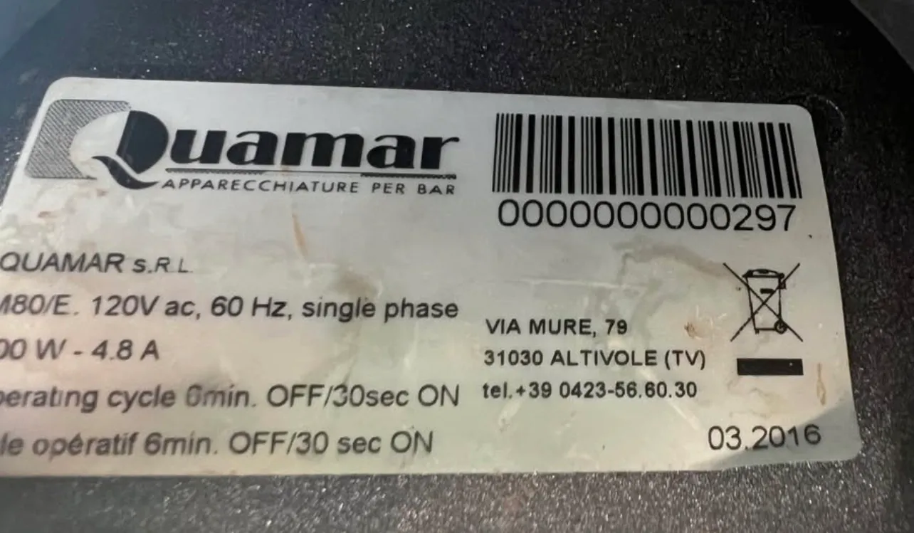 Quamar M80/E Coffee Grinder With Digital Display And Hopper, photo 12 of 12
