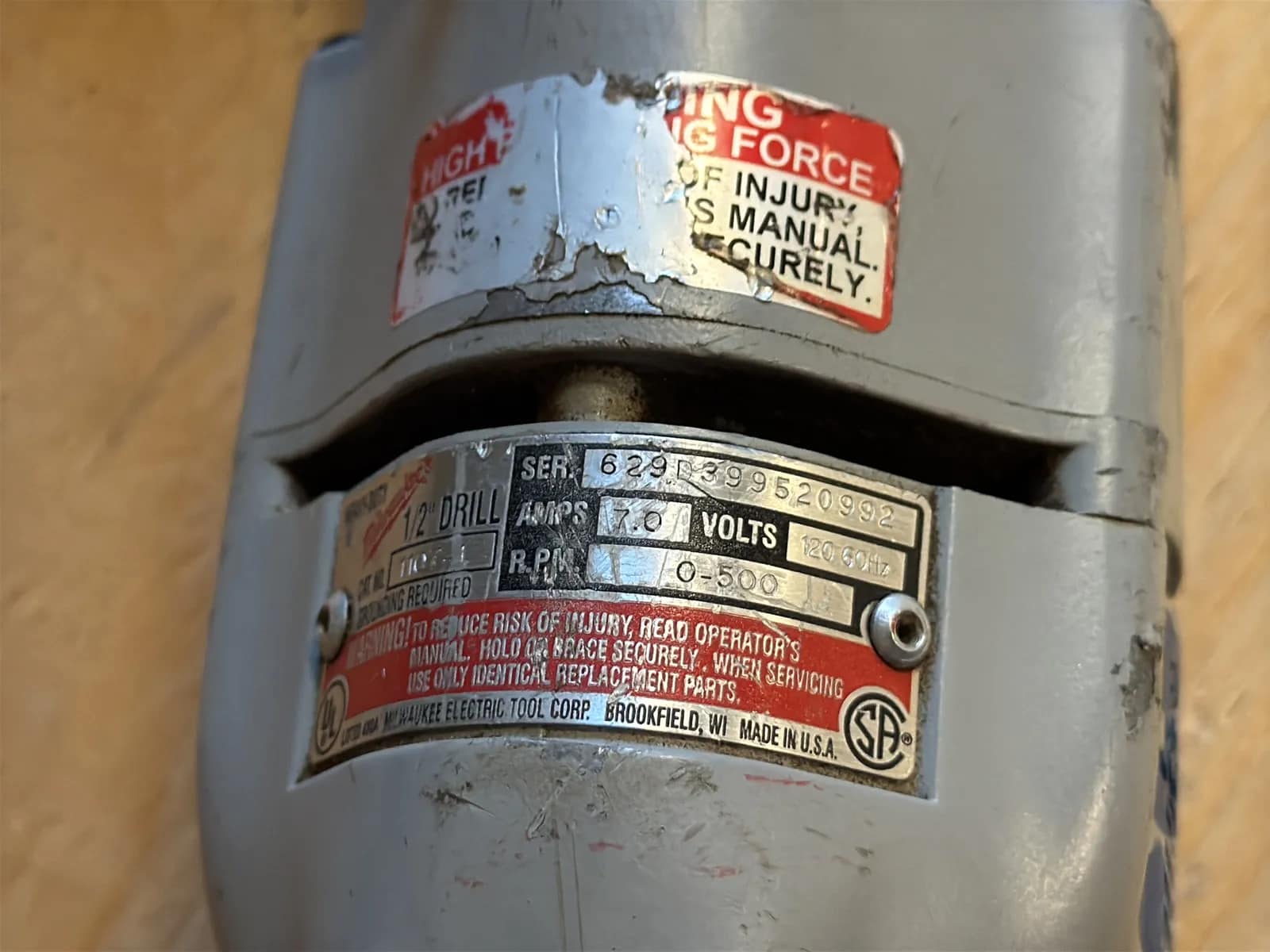 Milwaukee Heavy Duty 1/2” Drill With Two-Speed Right Angle Driver, photo 6 of 7