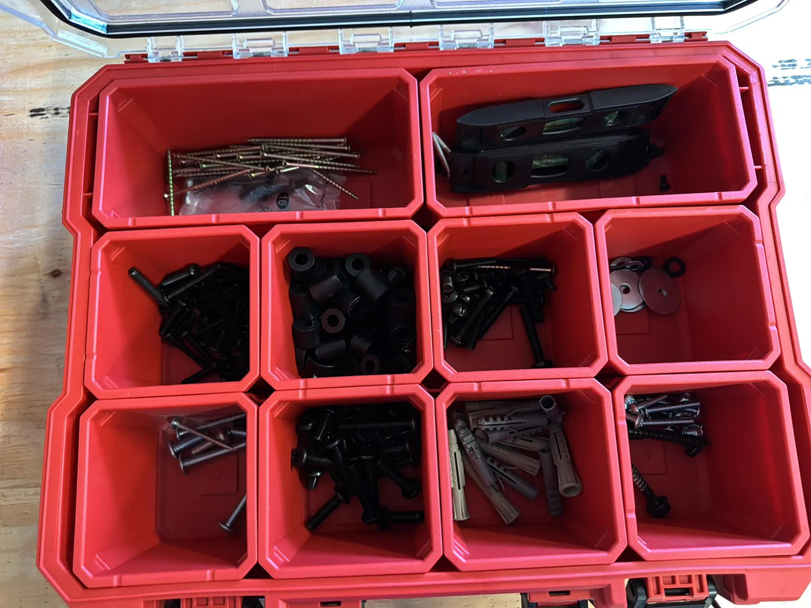 (2) Milwaukee Hardware Organizer Cases, photo 4 of 8