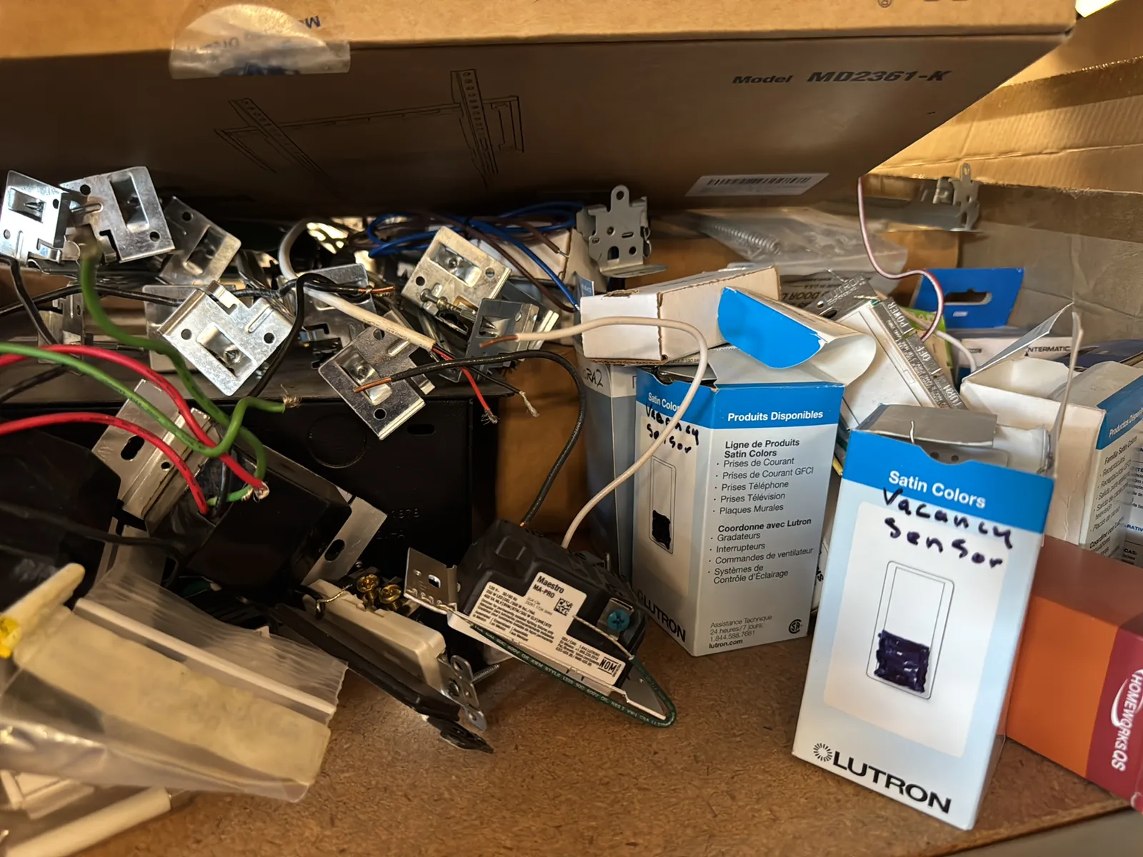 Contents Of (1) Shelf: Assorted Electrical Supply, Switches Lighting And More, photo 3 of 9