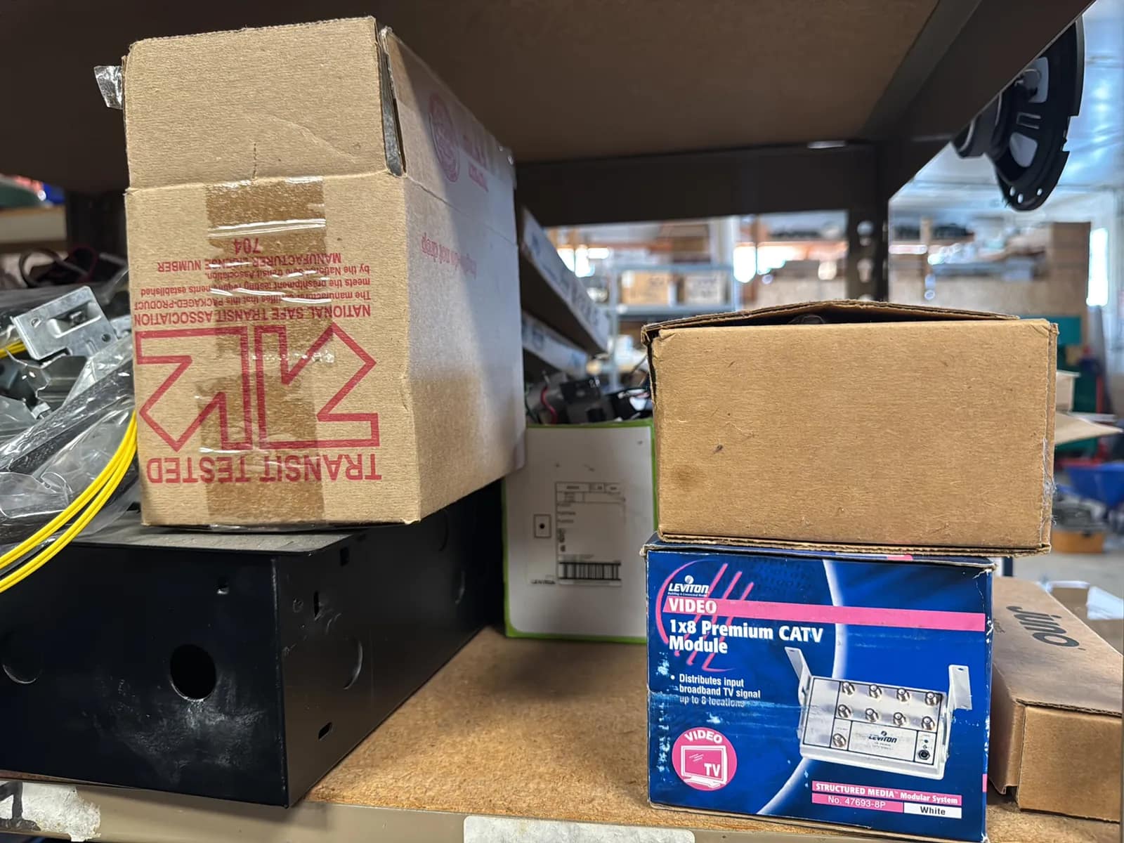 Contents Of (1) Shelf: Assorted Electrical Supply, Switches Lighting And More, photo 6 of 9