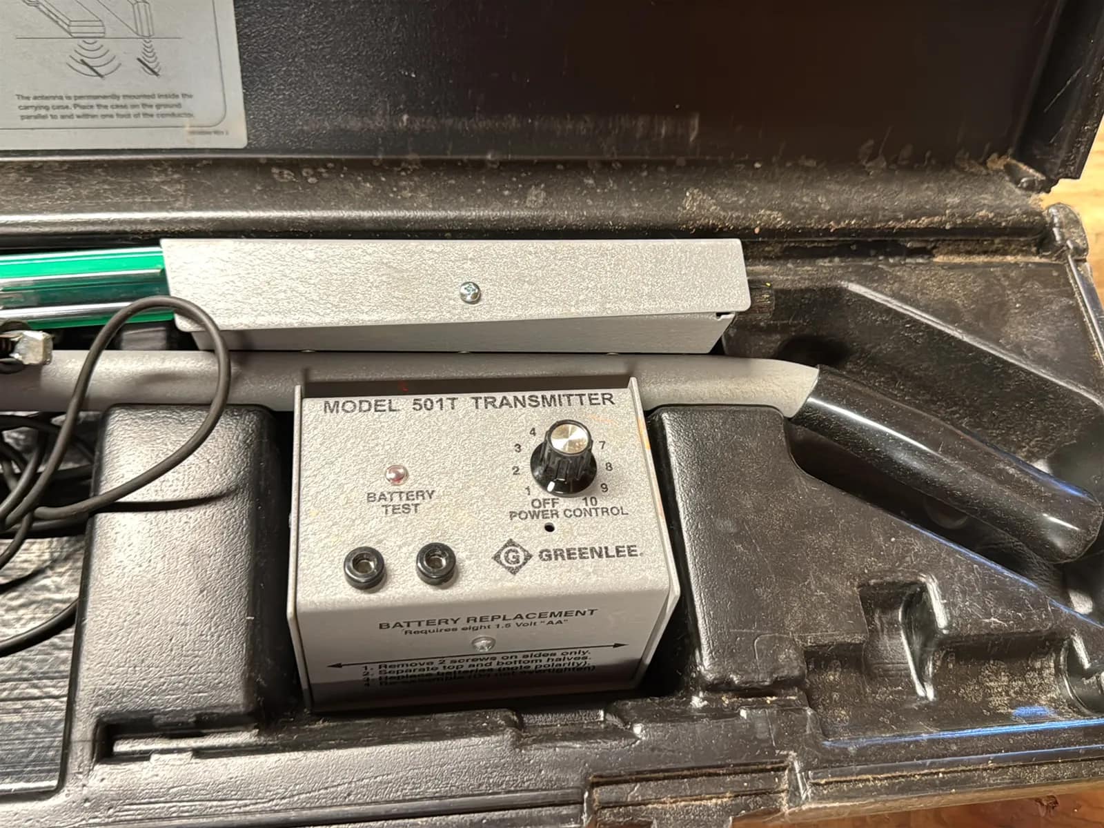 GreenLee 501 Tracker II Cable Locating System, photo 6 of 10