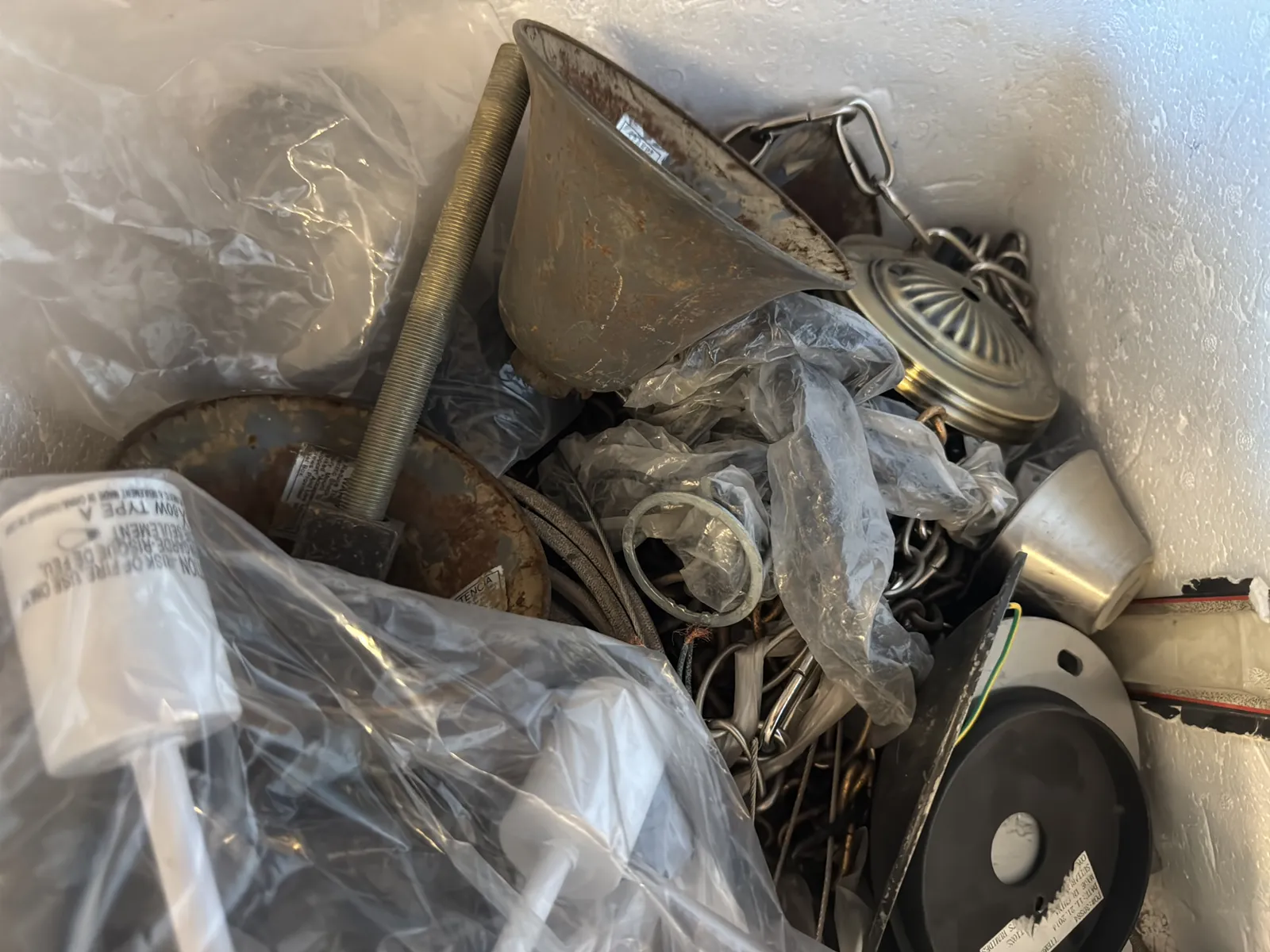 Contents Of (1) Shelf: Assorted Electrical Supply, Assorted Lighting Fixture Hardware, Assorted Ballasts And More, photo 4 of 8
