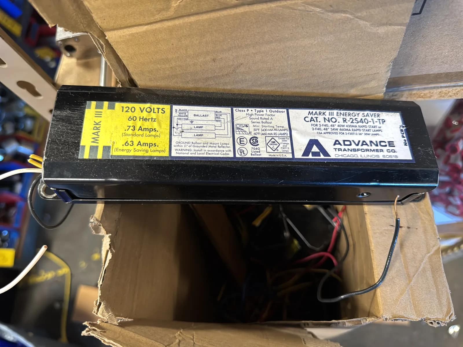 Contents Of (1) Shelf: Assorted Electrical Supply, Assorted Lighting Fixture Hardware, Assorted Ballasts And More, photo 8 of 8