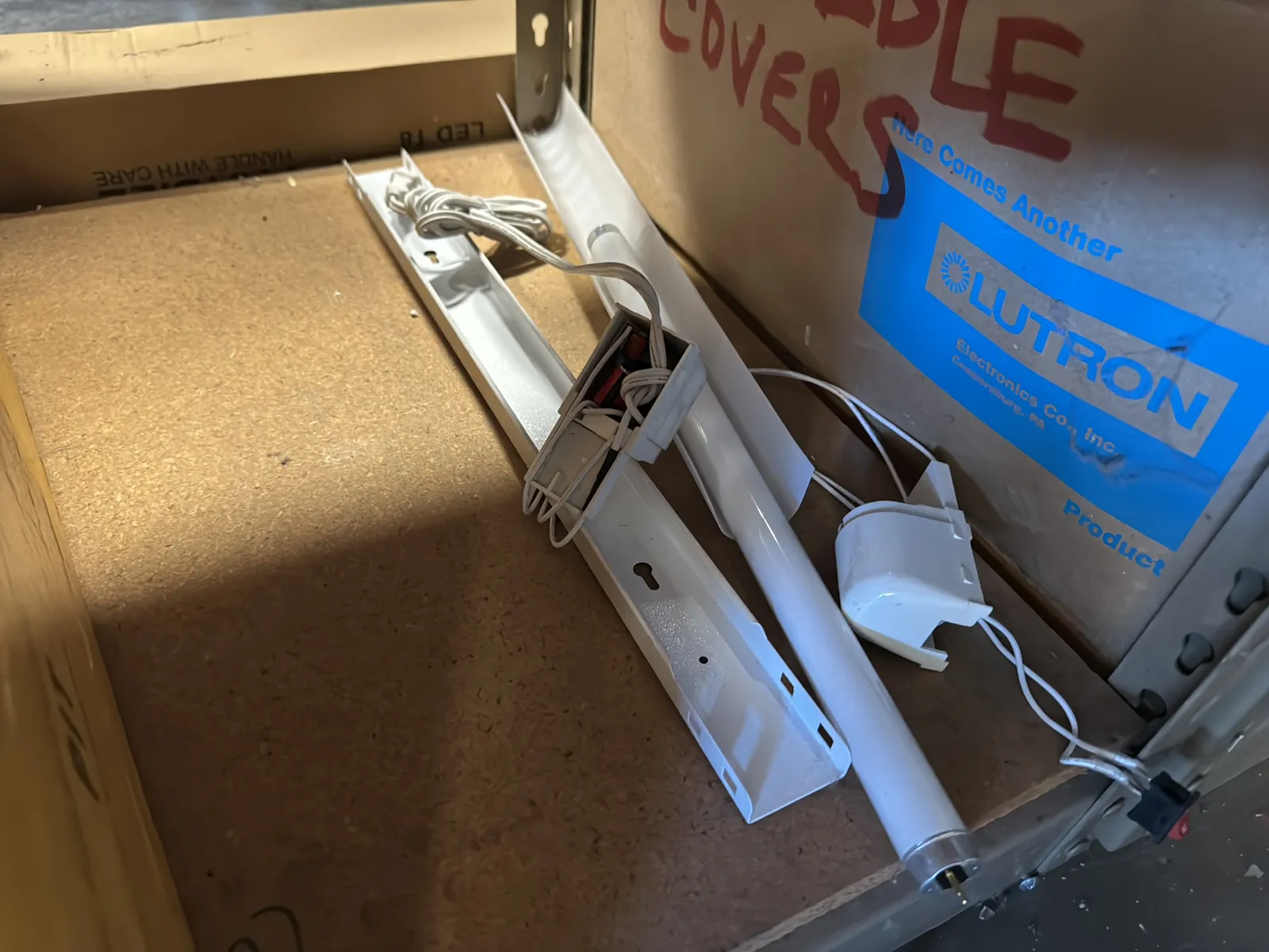 Contents Of (1) Shelf: Assorted Electrical Supply, Assorted Lighting Fixture Hardware, Assorted Ballasts And More, photo 2 of 8