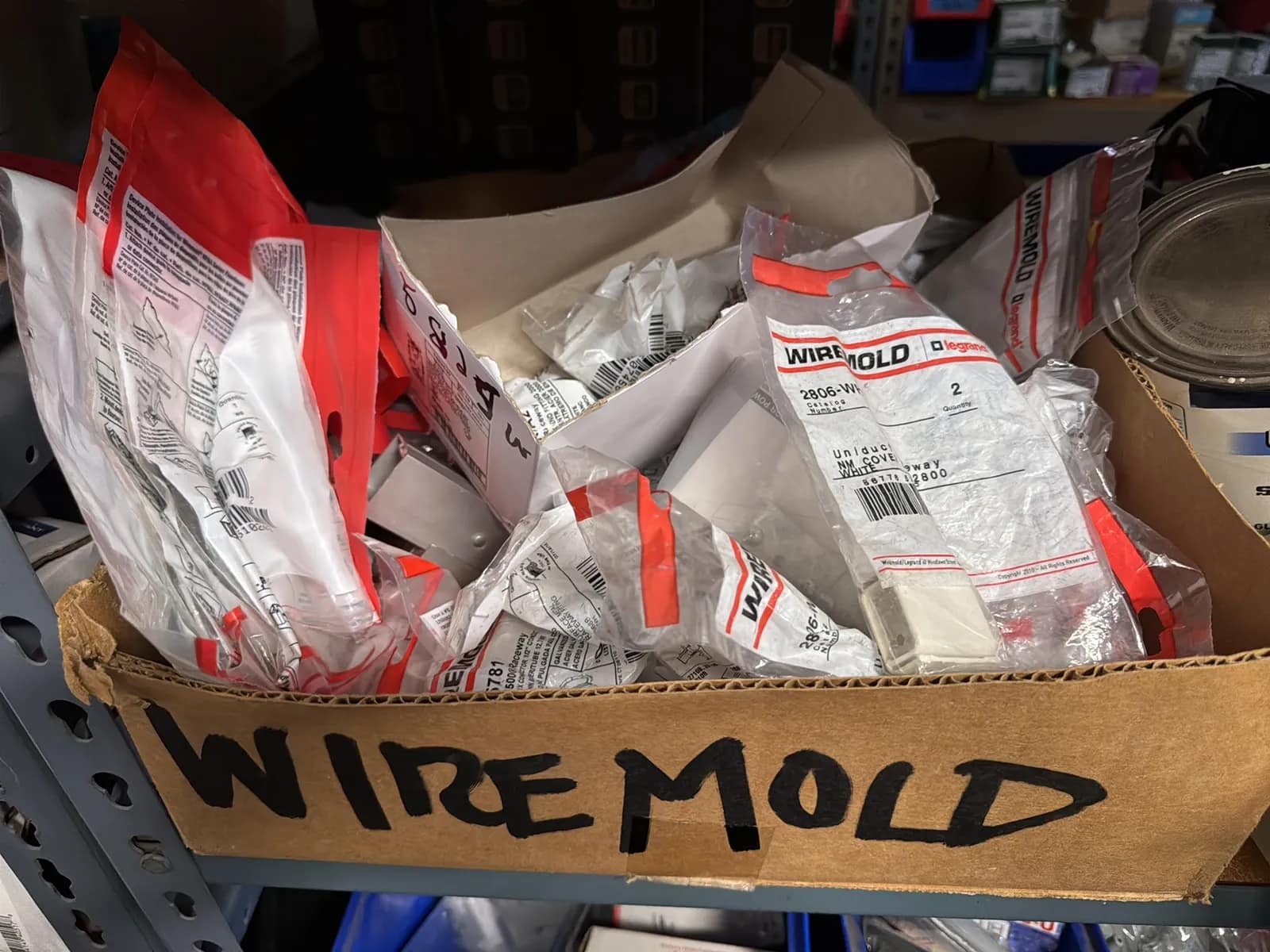 Contents Of (1) Shelf: Assorted Electrical Supply, Cisco Araknis Luxul Network Accessories, Wiremold And More, photo 8 of 8