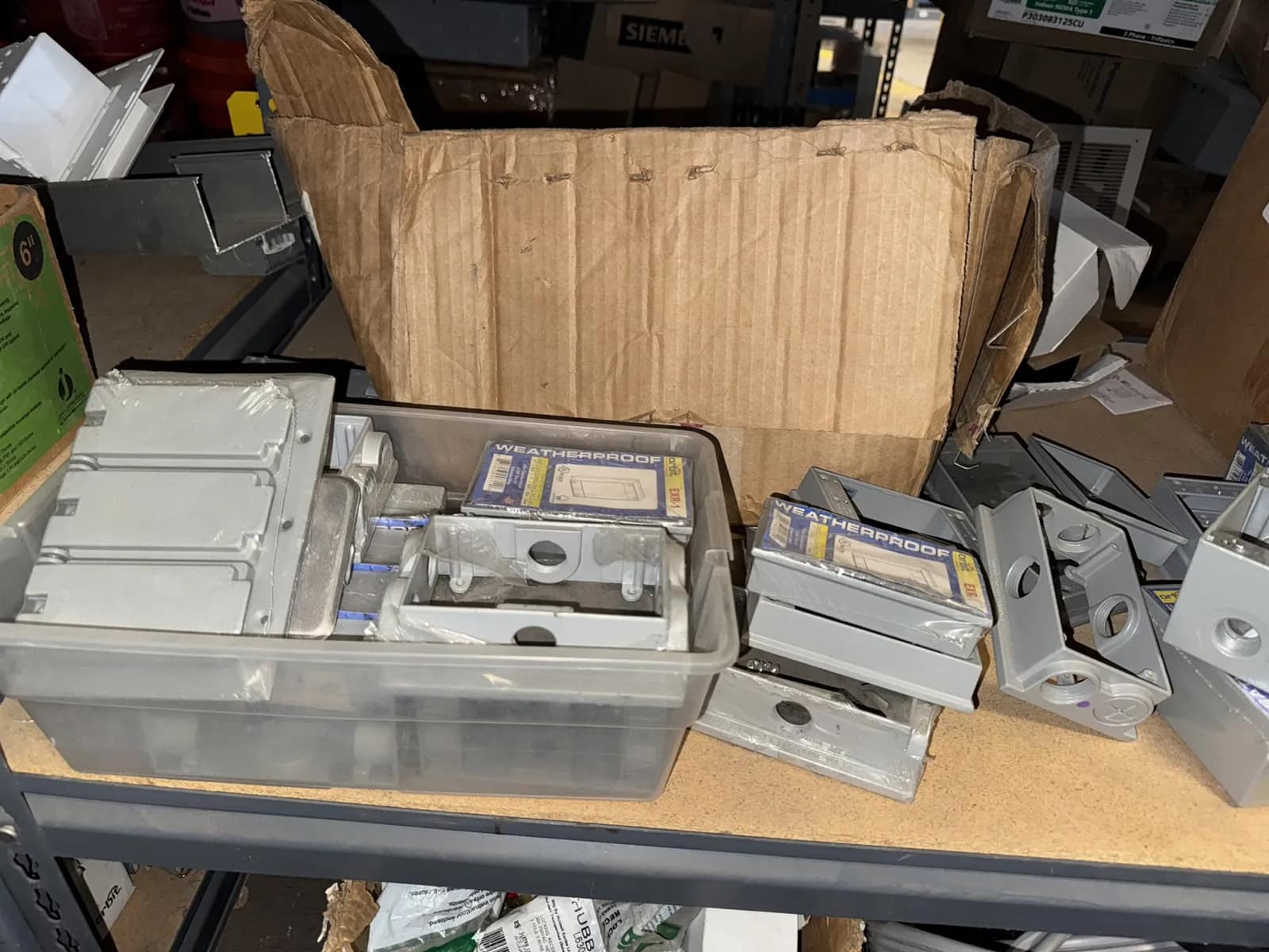 Contents Of (1) Shelf: Assorted Electrical Supply, Power Strips, LED Dimmable Drivers And More, photo 6 of 6