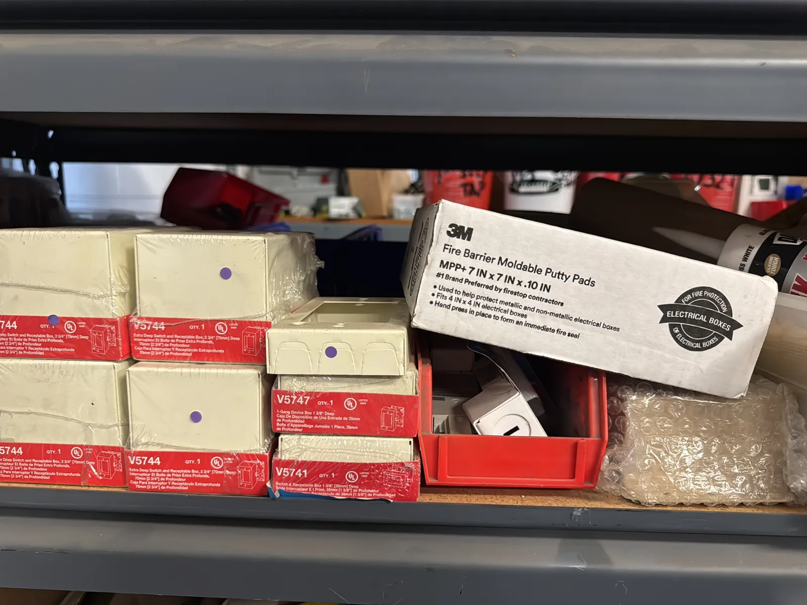 Contents Of (1) Shelf: Assorted Electrical Supply, Connection Hardware And More, photo 8 of 10