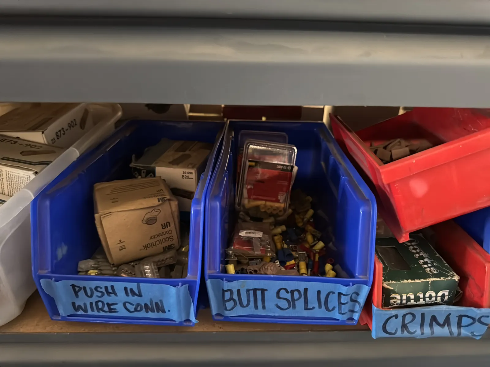 Contents Of (1) Shelf: Assorted Electrical Supply, Connection Hardware And More, photo 5 of 10