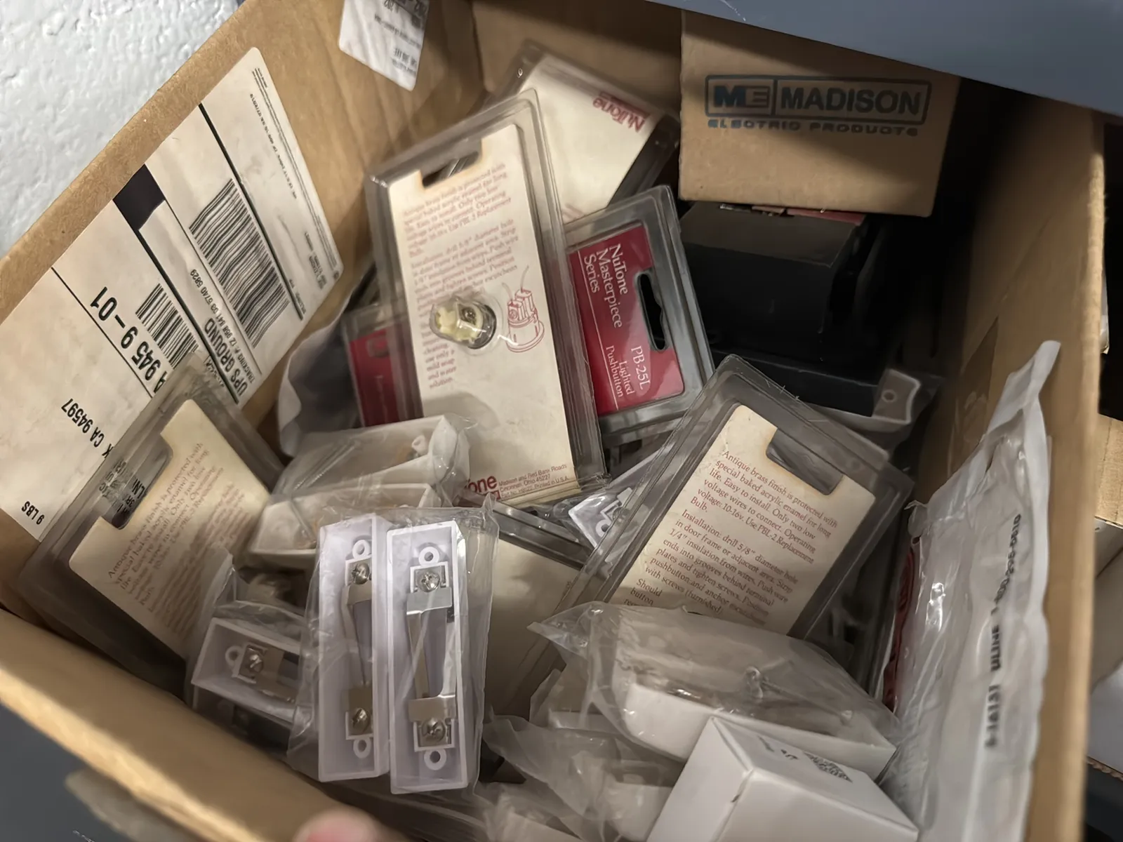 Contents Of (1) Shelf: Assorted Electrical Supply, Soldering Supply, Floor Mount Power Boxes And More, photo 6 of 12