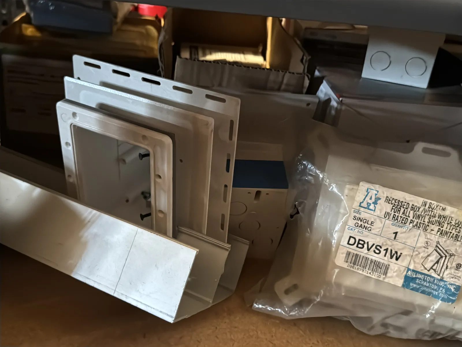 Contents Of (1) Shelf: Assorted Electrical Supply, Weatherproof Boxes, And More, photo 7 of 9