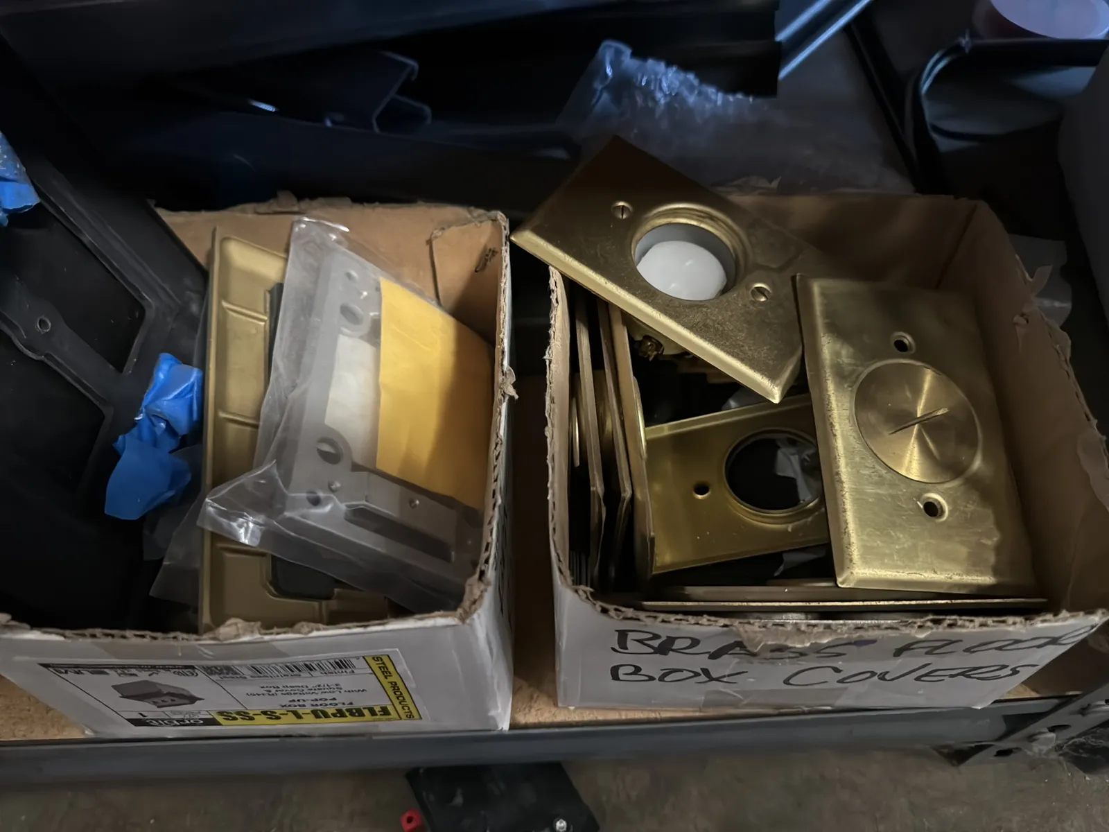 Contents Of (1) Shelf: Assorted Electrical Supply, Strut Channel, Door Chime And More, photo 4 of 7