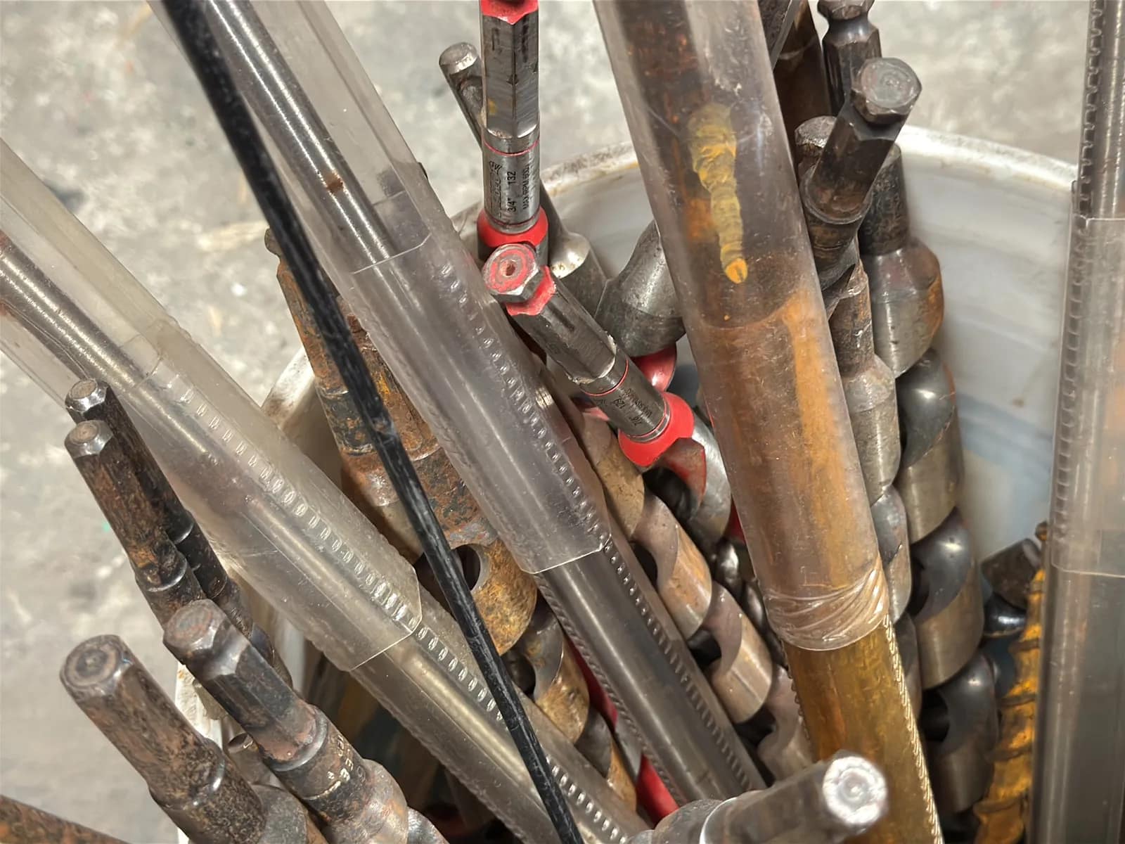 (2) Buckets Of Drill Bits, photo 11 of 11