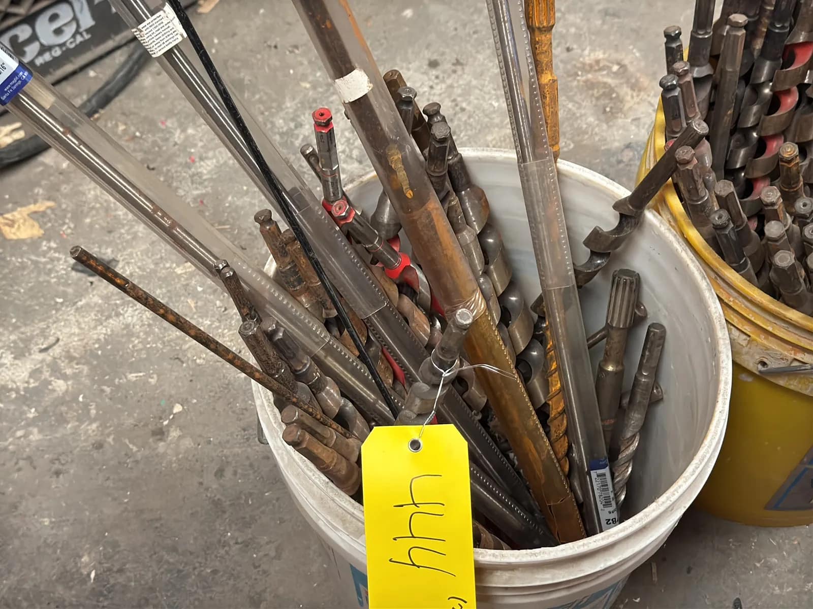 (2) Buckets Of Drill Bits, photo 3 of 11