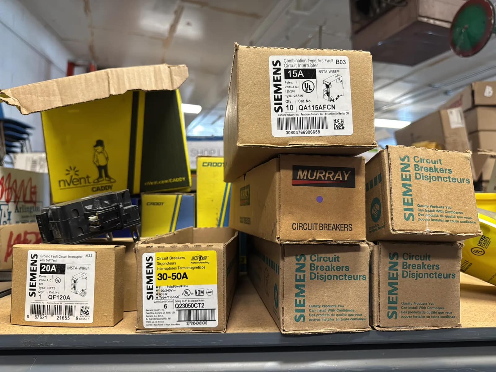 Contents Of Top (4) Racks: Assorted Electrical Supply, Cable Management, Bar Hangers And More, photo 13 of 16
