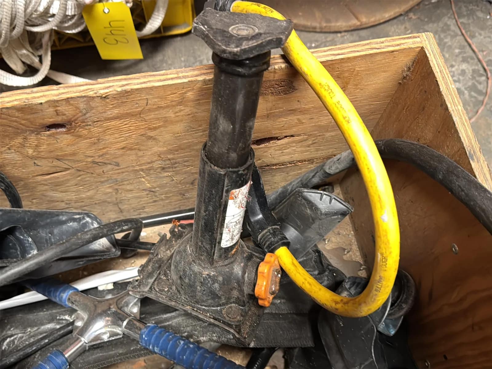 Crate And Contents: Saw, Star Wrenches, And Bottle Jack, photo 7 of 8