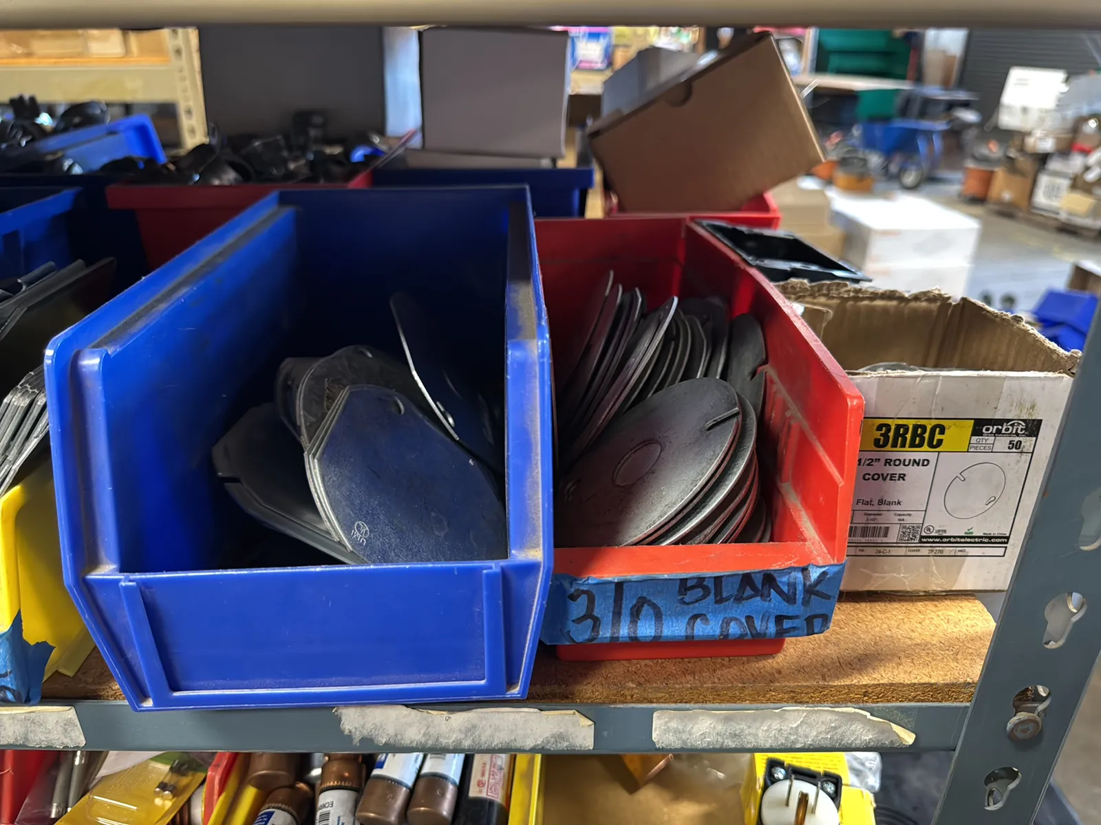 Contents Of (1) Shelf: Assorted Electrical Supply, Coupling Hardware And More, photo 5 of 7