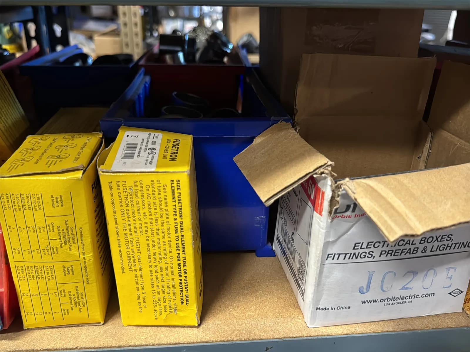 Contents Of (1) Shelf: Assorted Electrical Supply, Coupling Hardware And More, photo 8 of 10