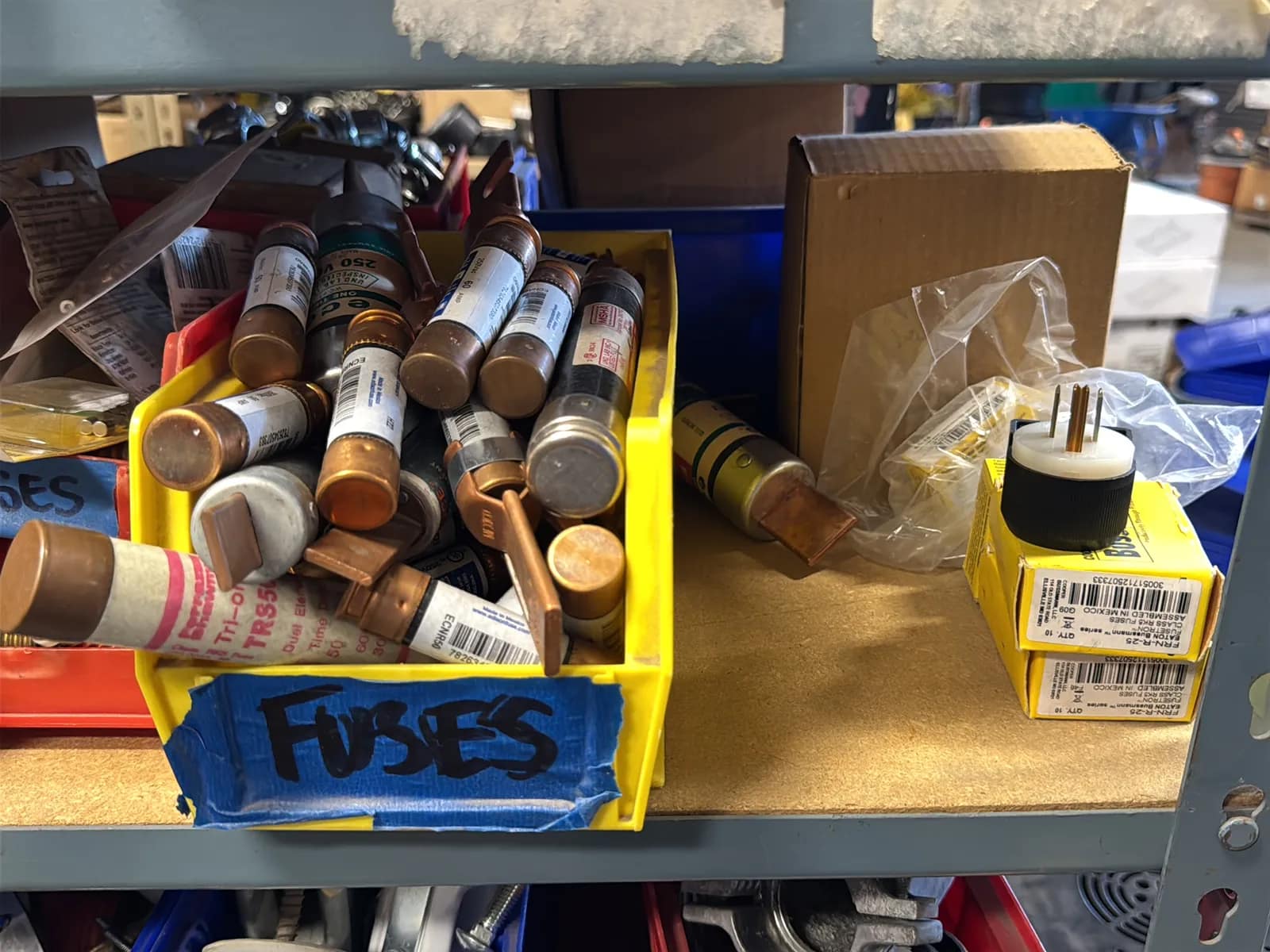 Contents Of (1) Shelf: Assorted Electrical Supply, Coupling Hardware And More, photo 6 of 10