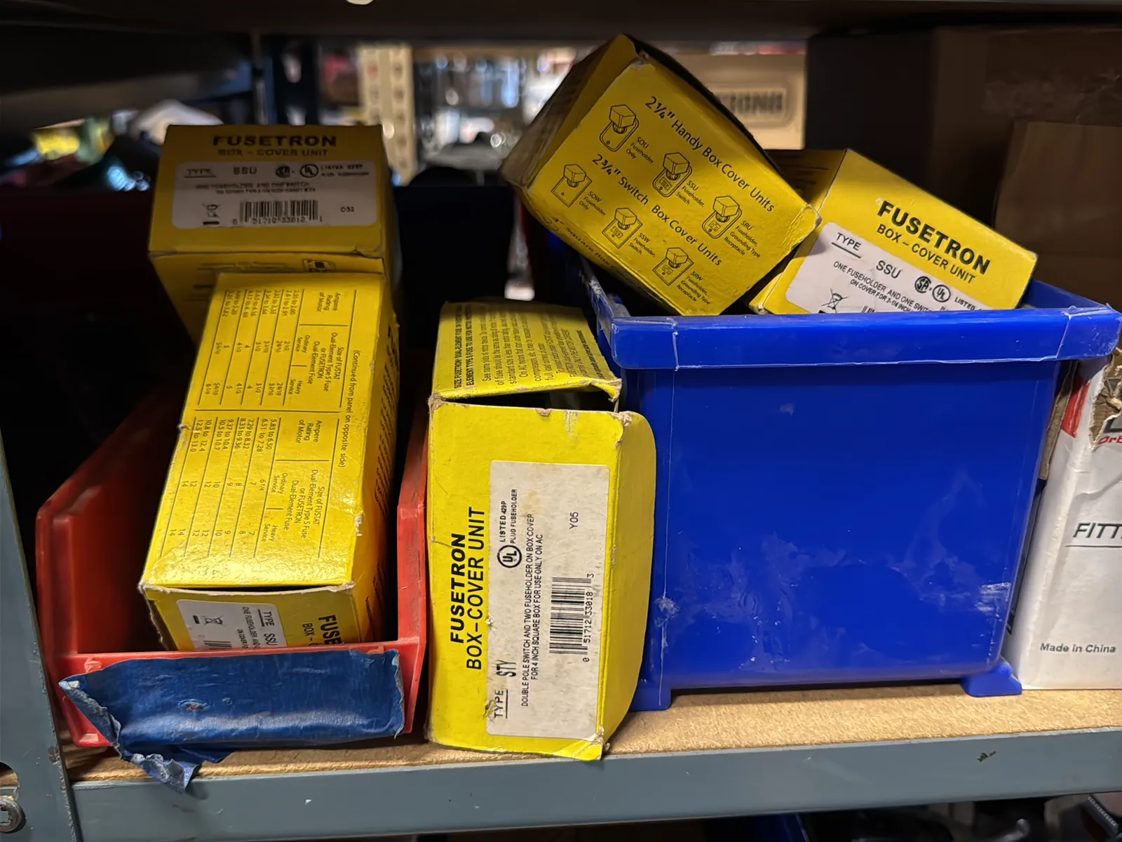 Contents Of (1) Shelf: Assorted Electrical Supply, Coupling Hardware And More, photo 10 of 10